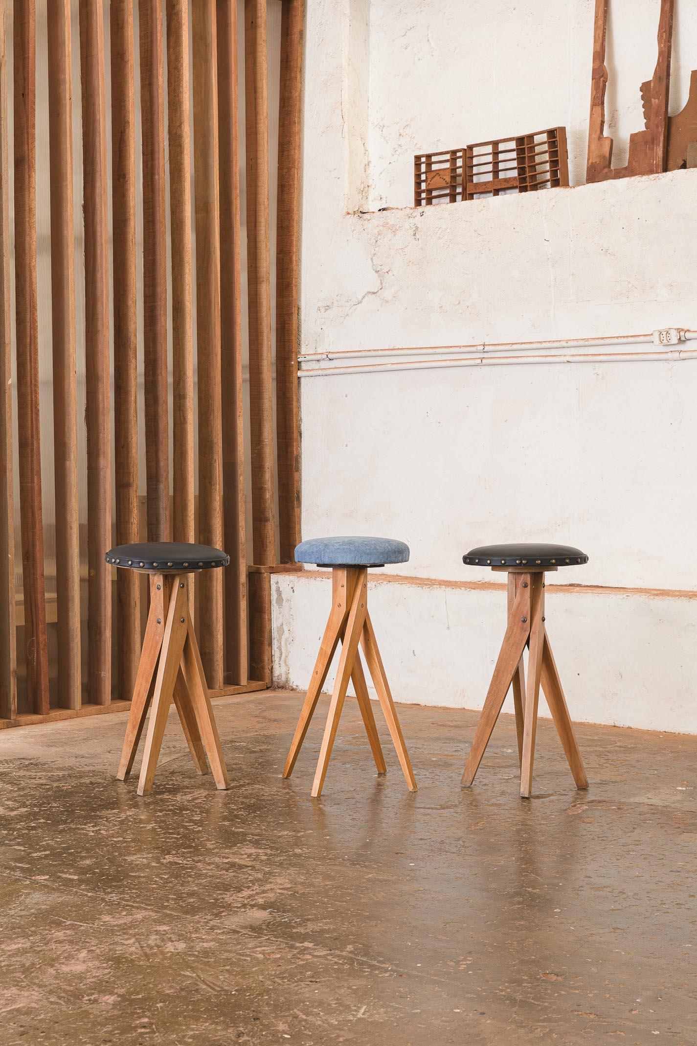Rare stools by Jose Zanine Caldas