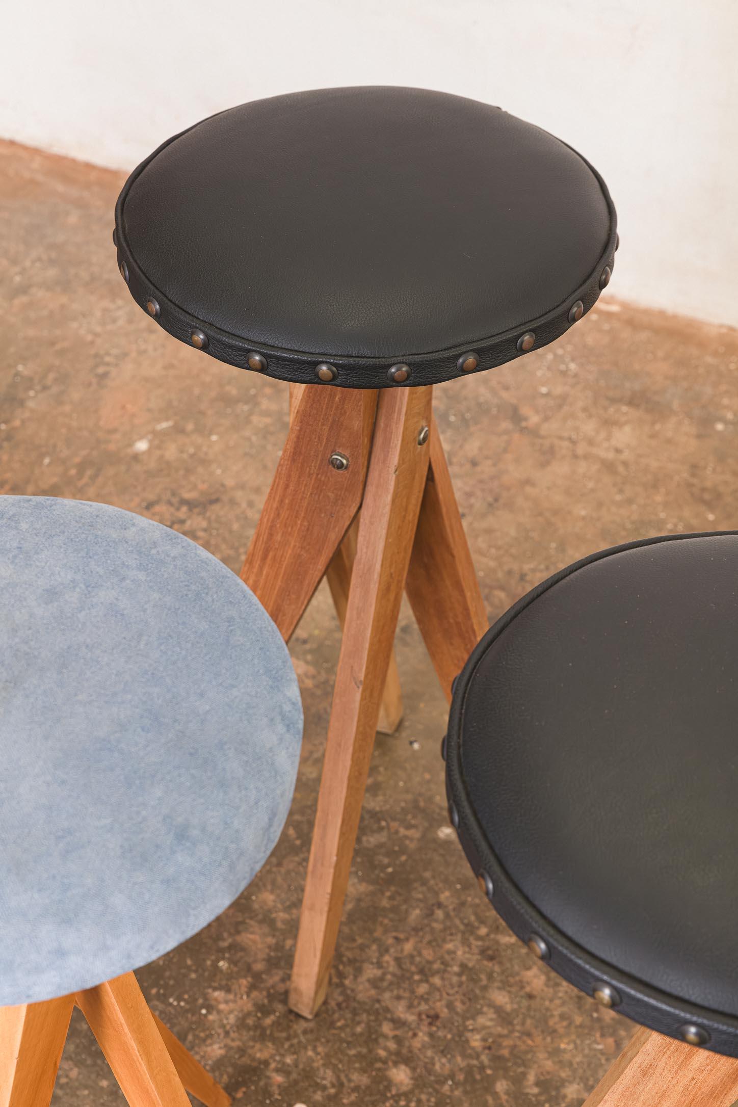 Stools by Jose Zanine Caldas In Good Condition For Sale In London, England
