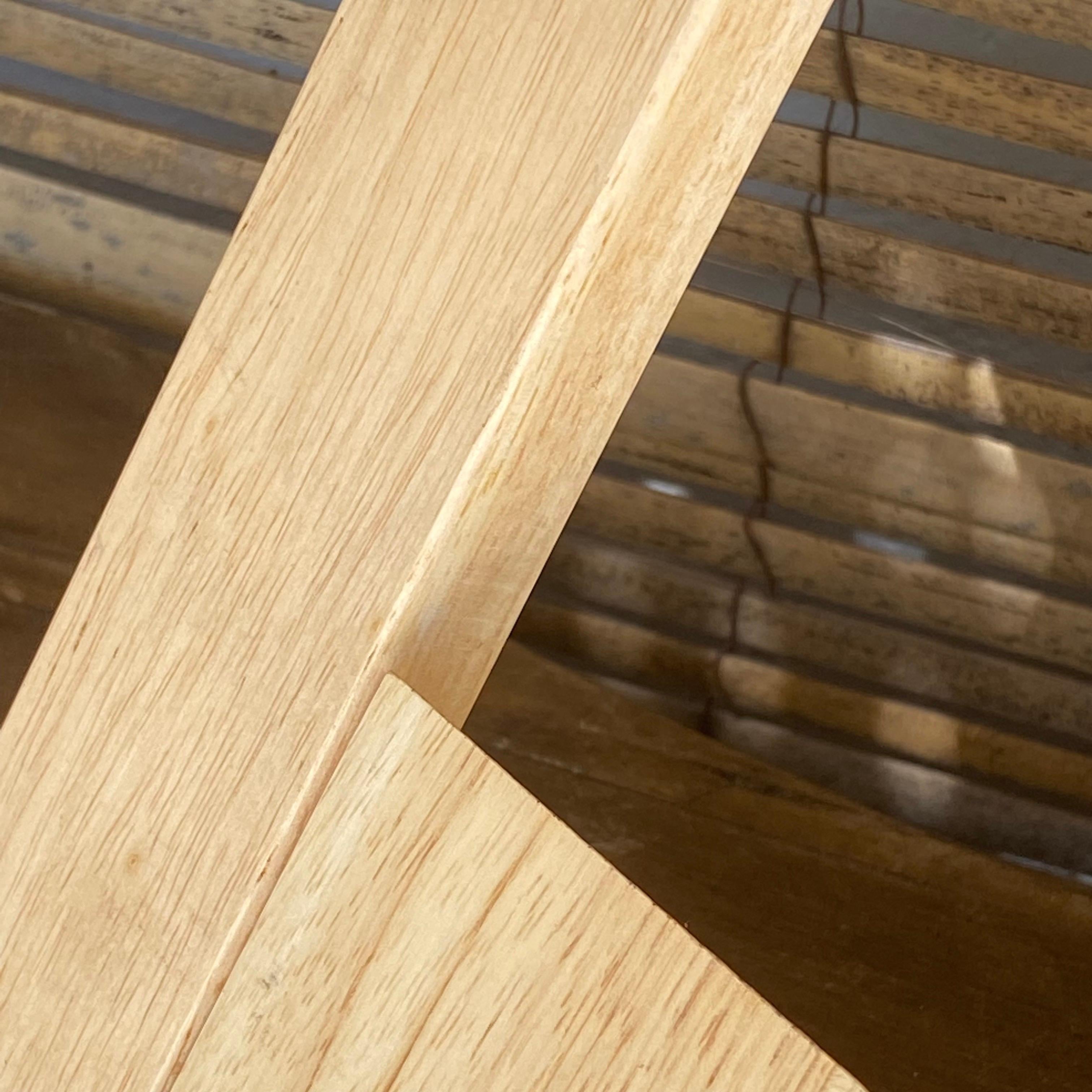 Post-Modern Stools Foldable by Adrian Reed, in Wood, Set of 3, United Kingdom, 1984