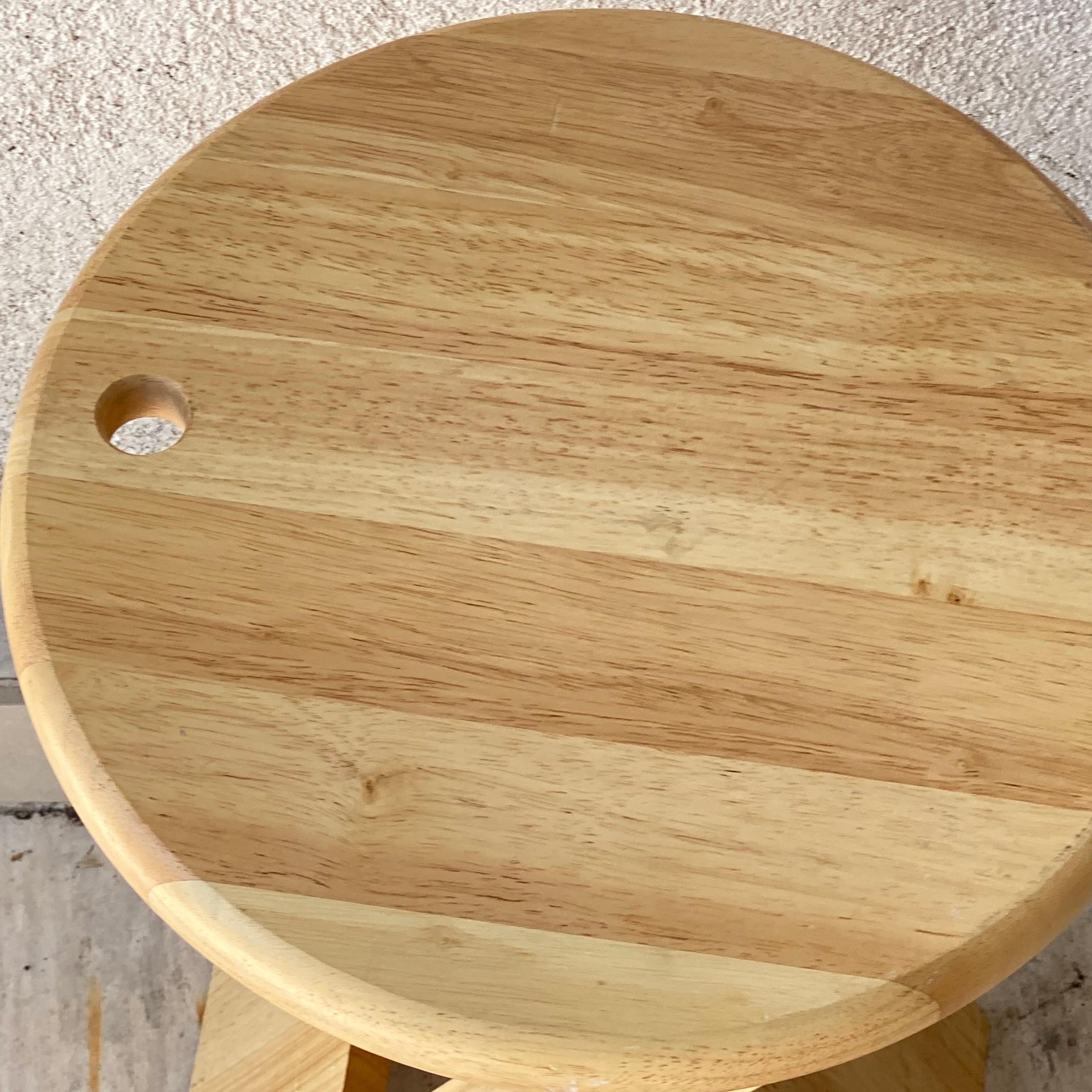 Beech Stools Foldable by Adrian Reed, in Wood, Set of 3, United Kingdom, 1984