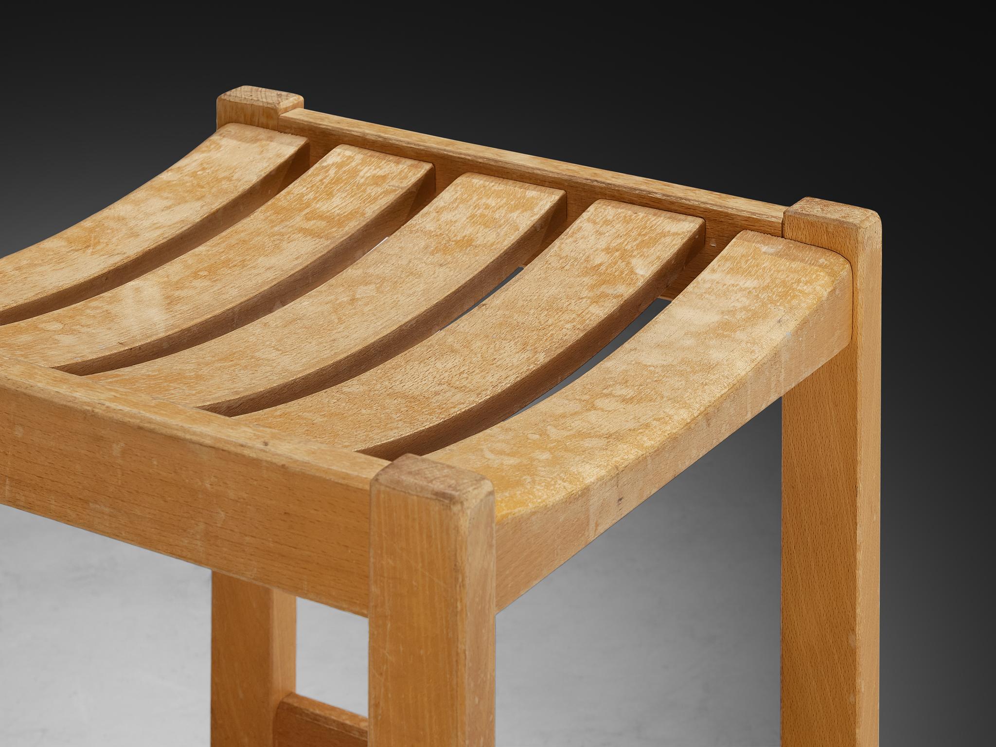 Taburetes de Madera Rubia finales del siglo XX en venta