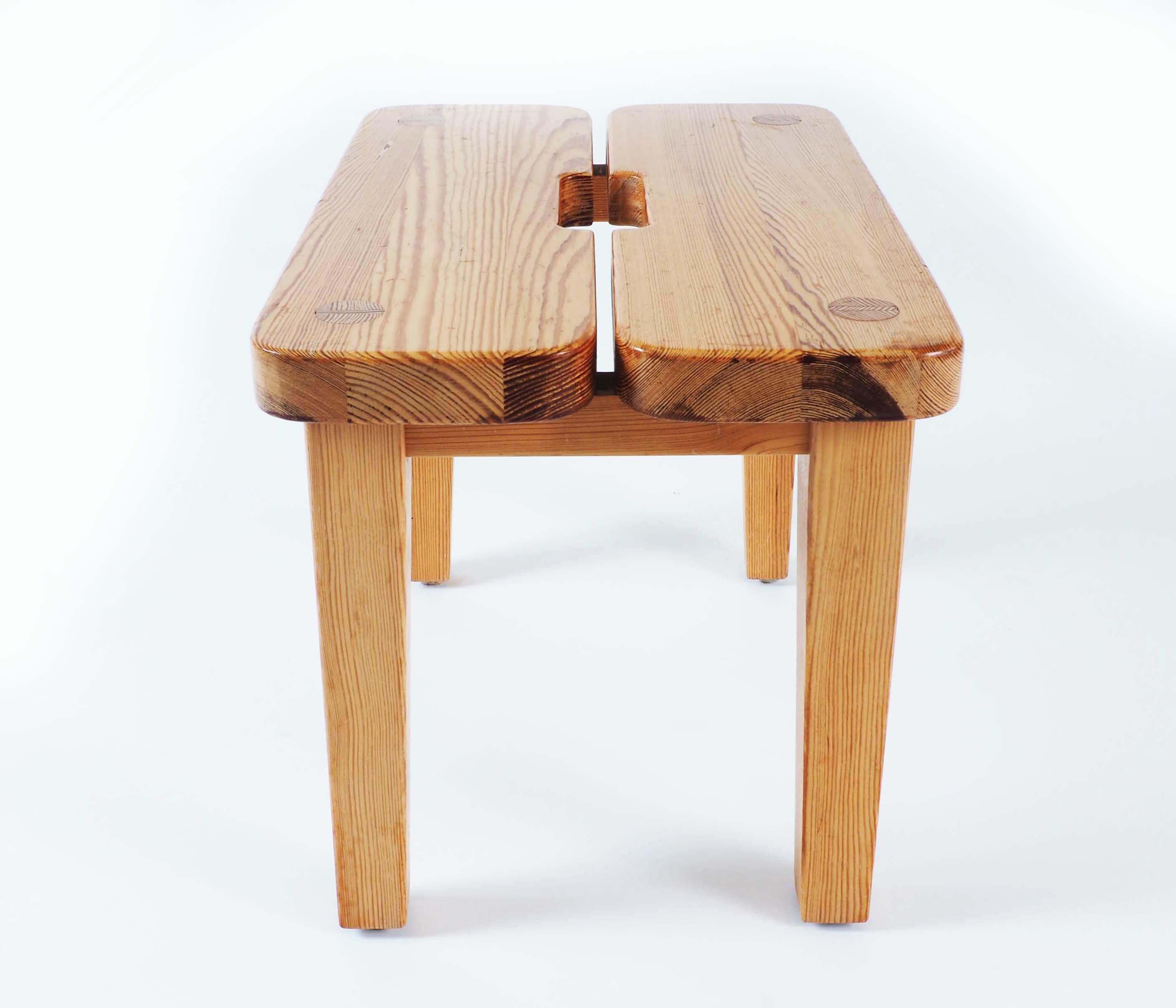 Stools in Massive Pine, Sweden, 1970s For Sale 2