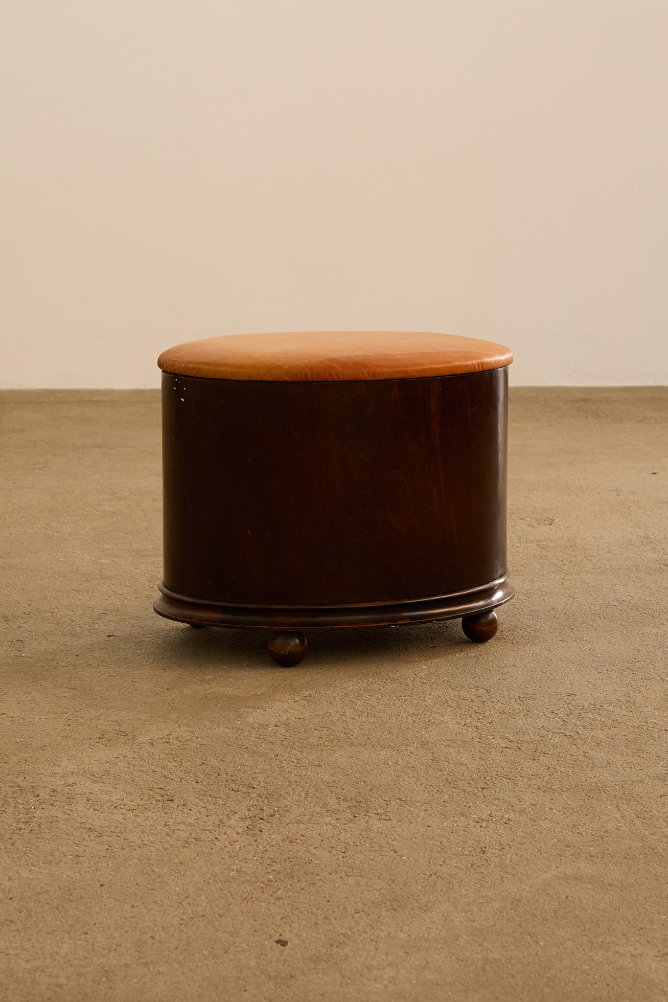 Noyer Tabourets avec rangement en vente
