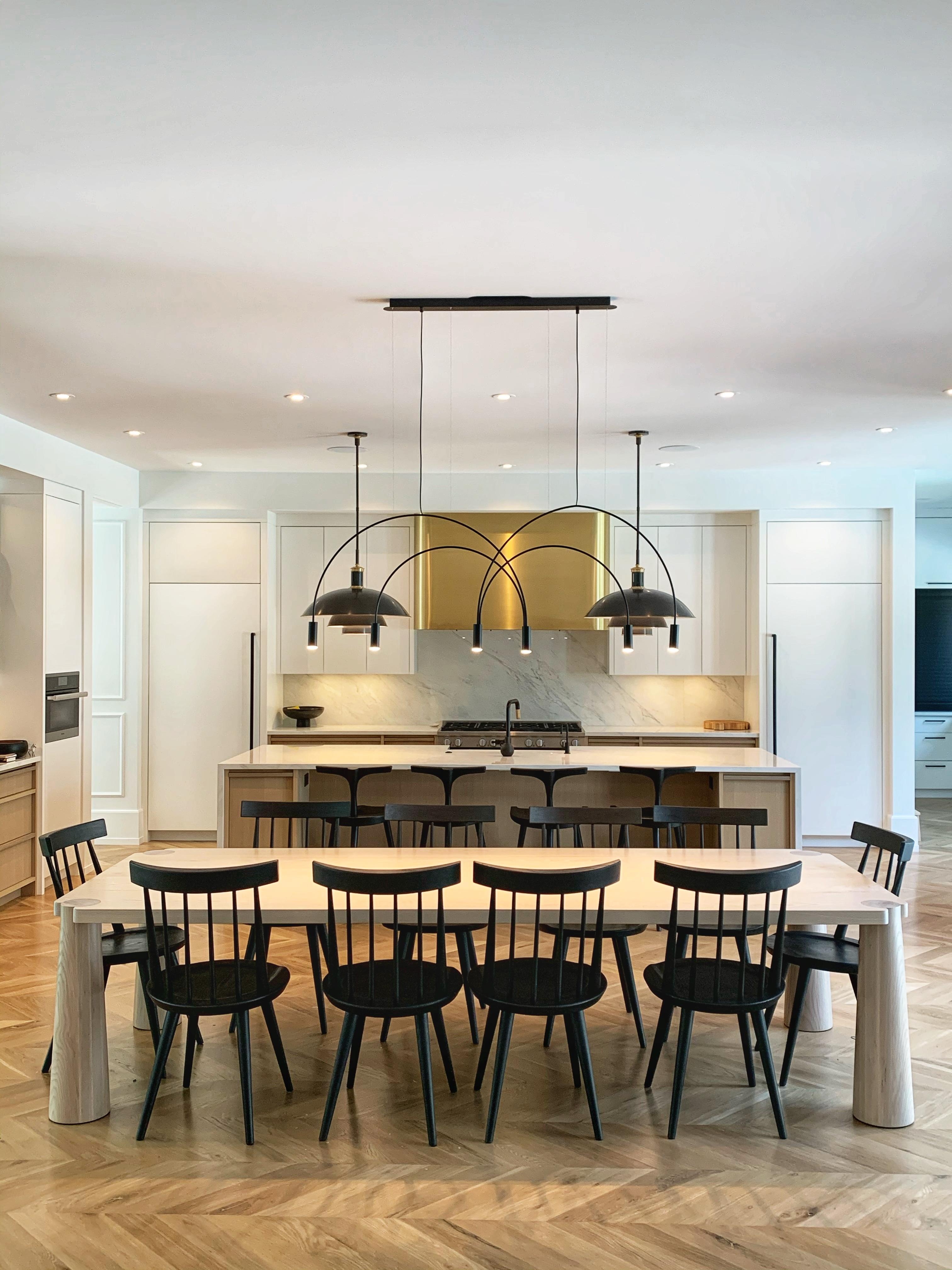 White ash 2024 dining table