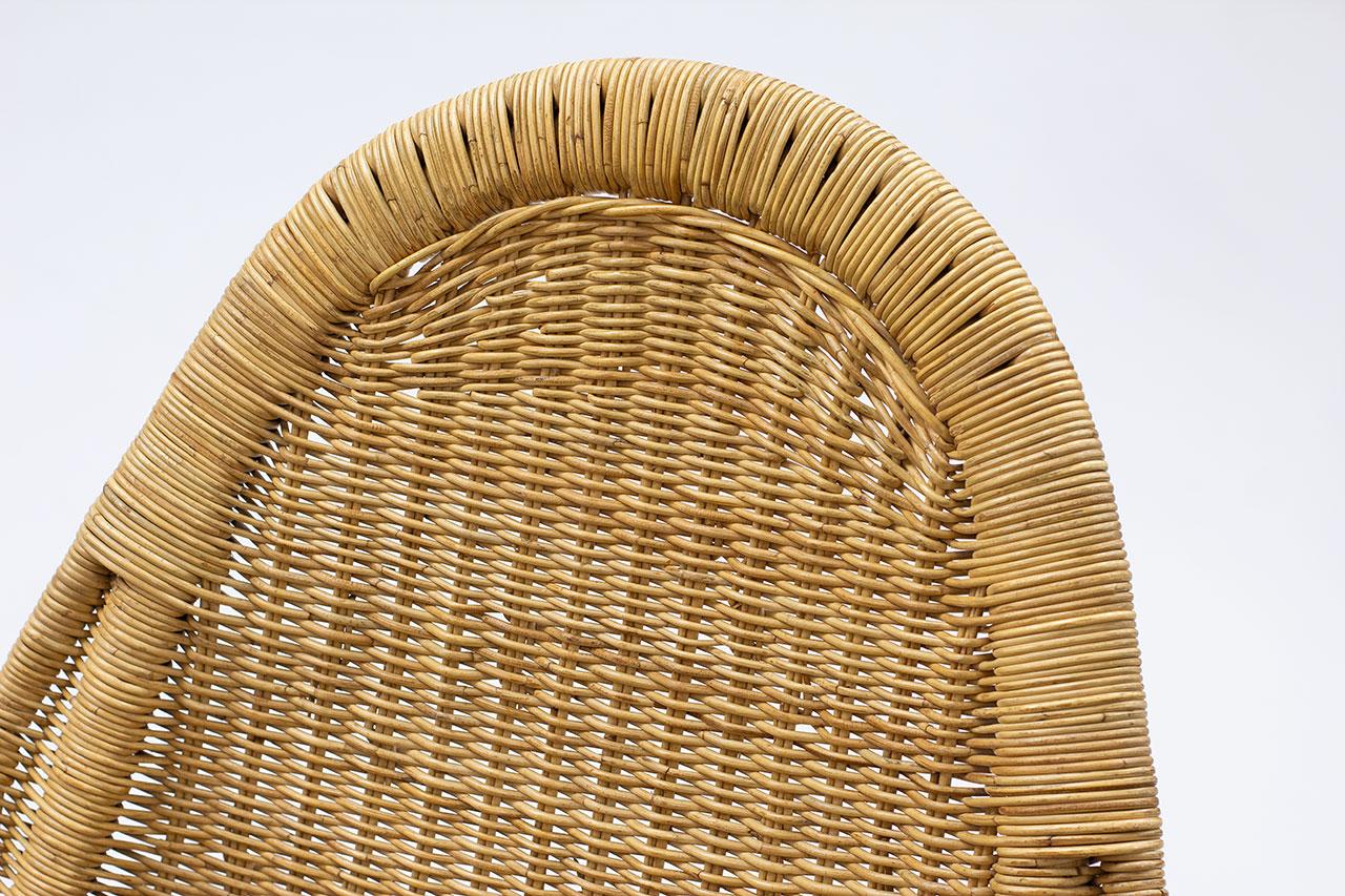 'Stora Kraal' Lounge Chair in Woven Cane by Kerstin Hörlin Holmquist, Sweden For Sale 5