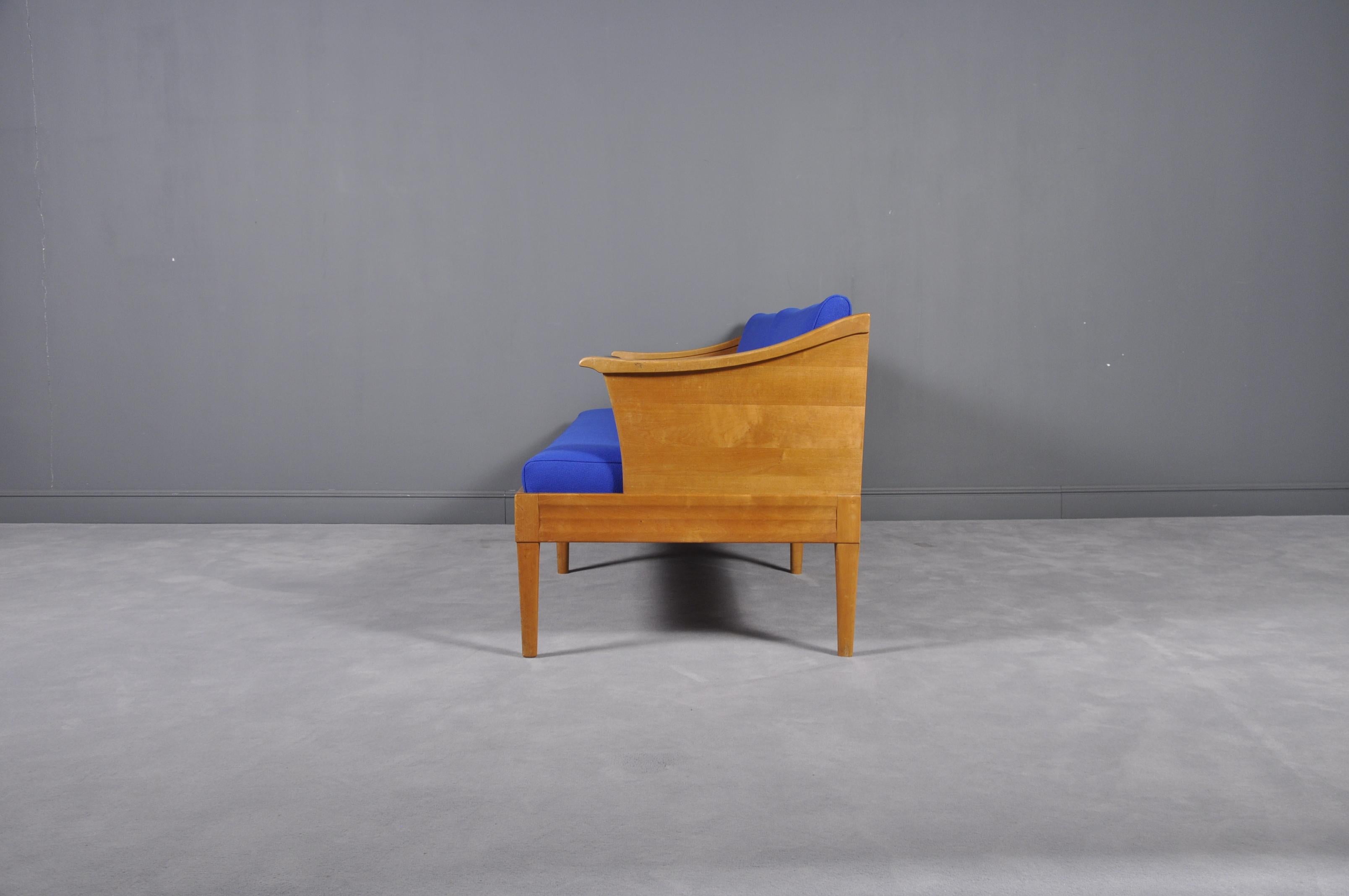 Scandinavian Modern “Stora Stalen” Sofa by Carl Malmsten, Sweden, 1953s