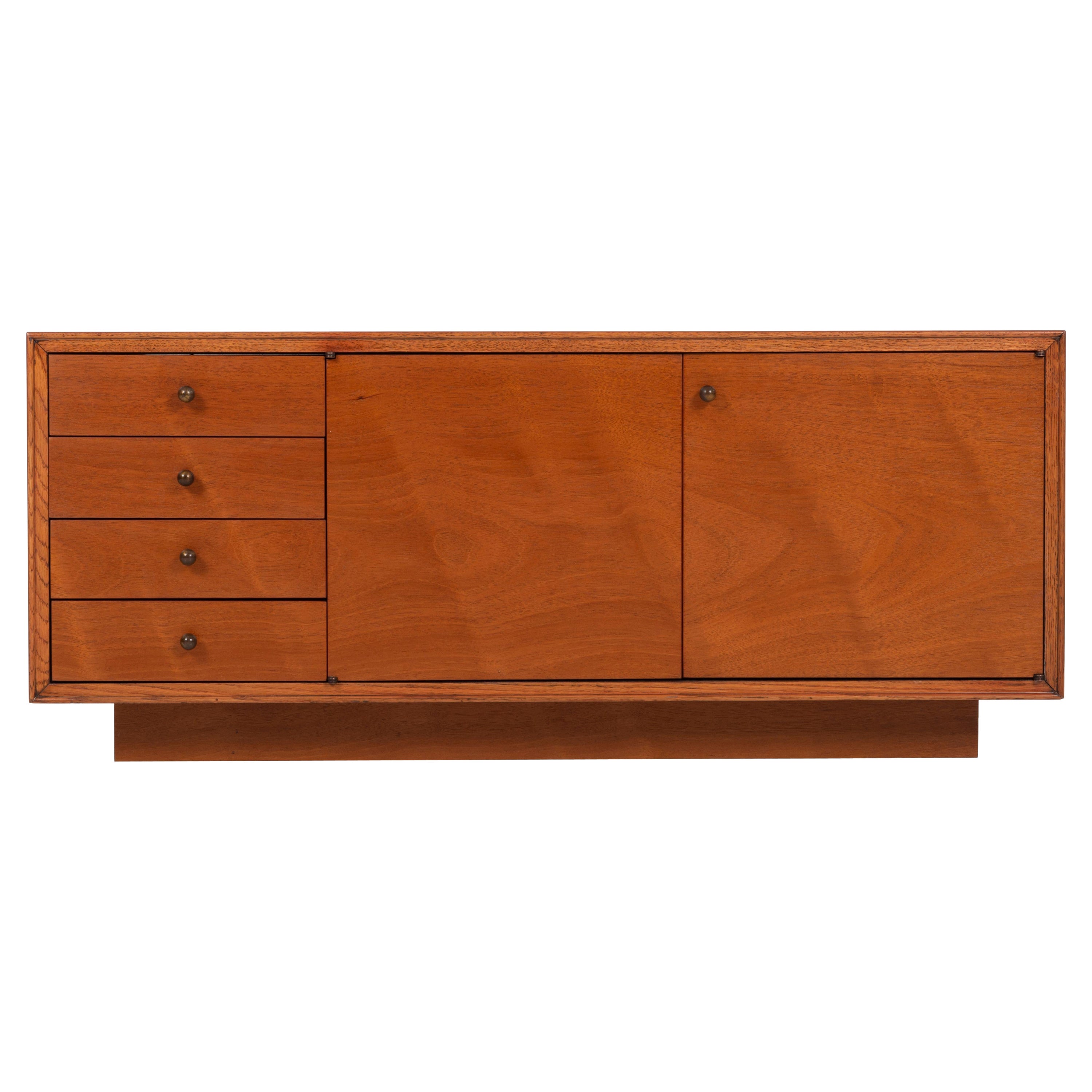 Storage and Display Coffee Table in the Style of Milo Baughman