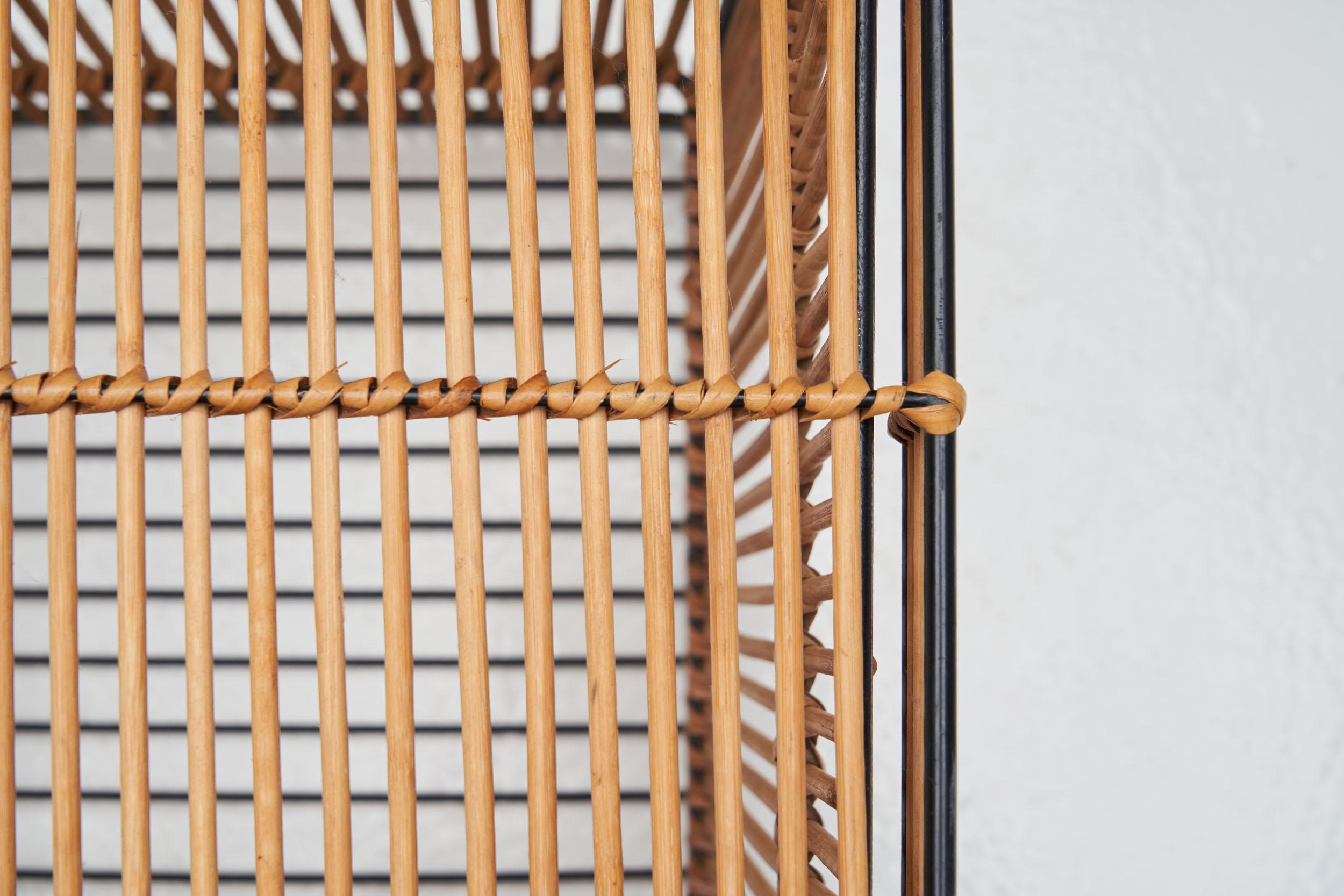 Storage Basket by Dirk van Sliedregt (attr.) for Rohé, Netherlands 1960s For Sale 6