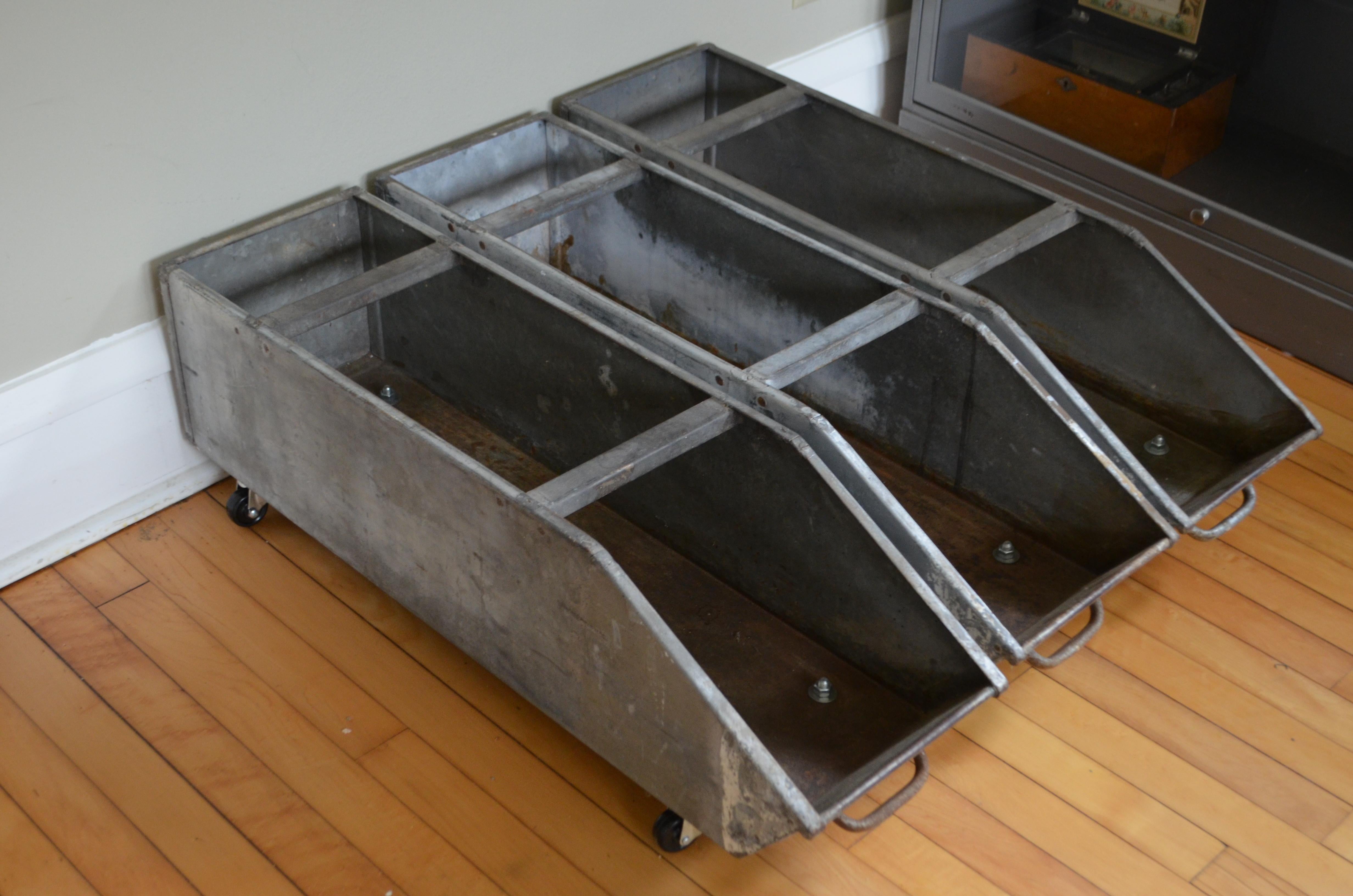 industrial bins on wheels