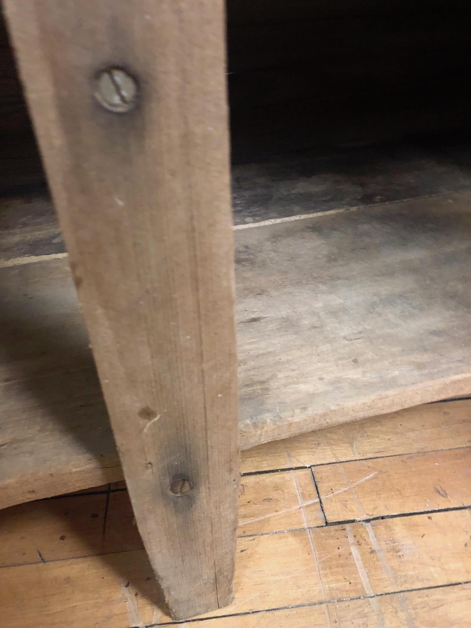 Storage Cabinet Amish Meat Safe with Original Square Nail Hardware, Late 1800s For Sale 4