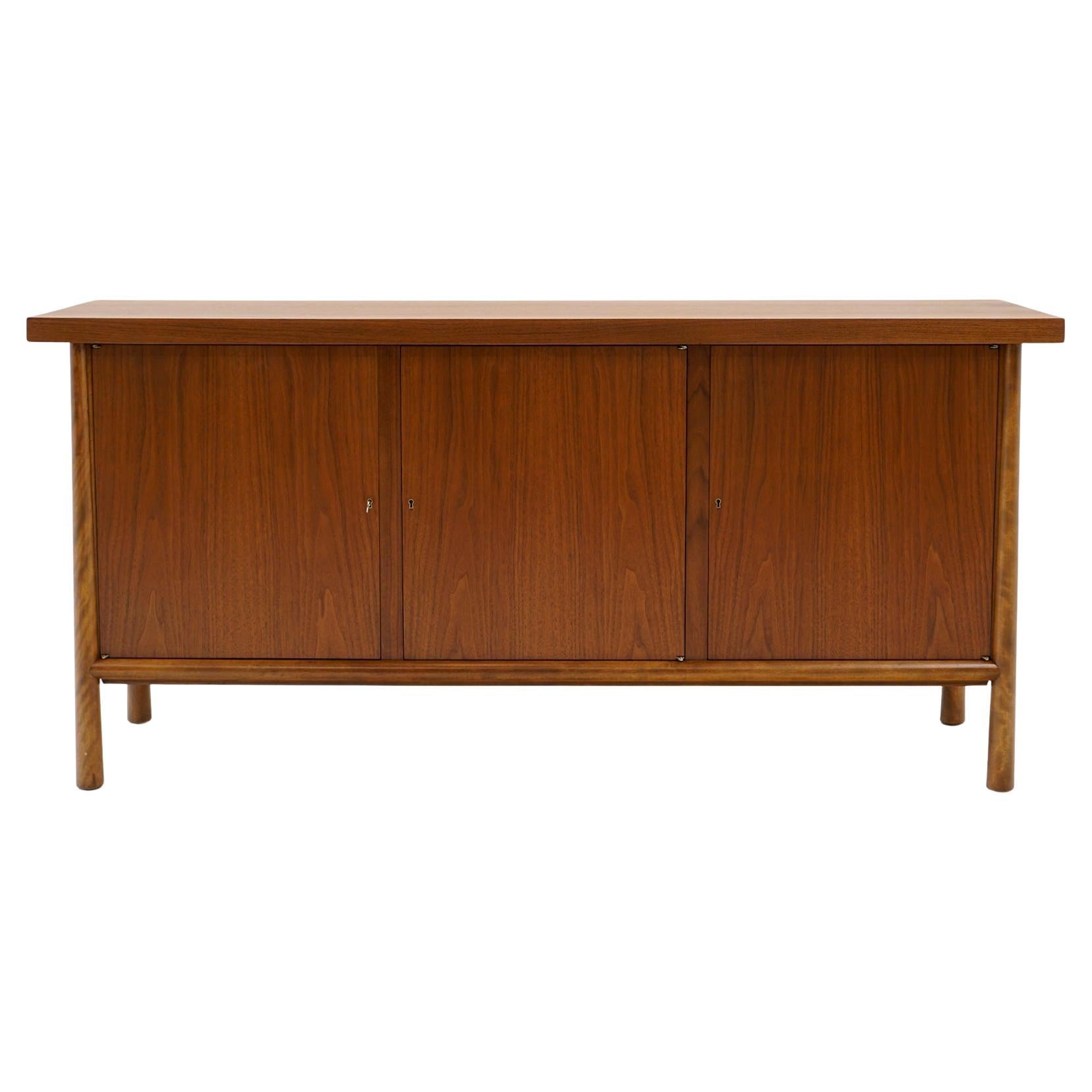 Storage Cabinet Credenza by Robsjohn-Gibbings for Widdicomb. Walnut. Excellent.