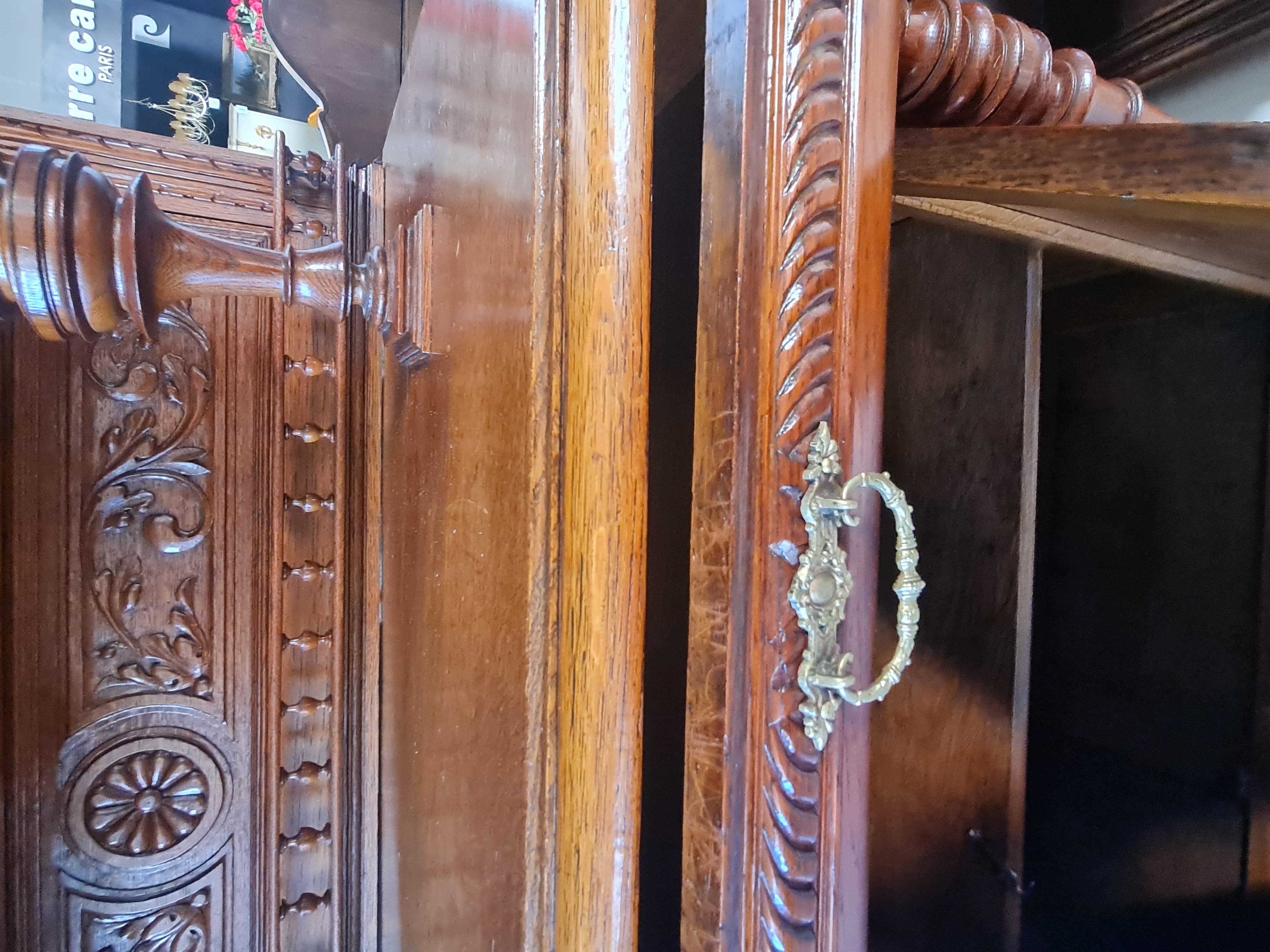 Carved Storage Cabinet For Sale