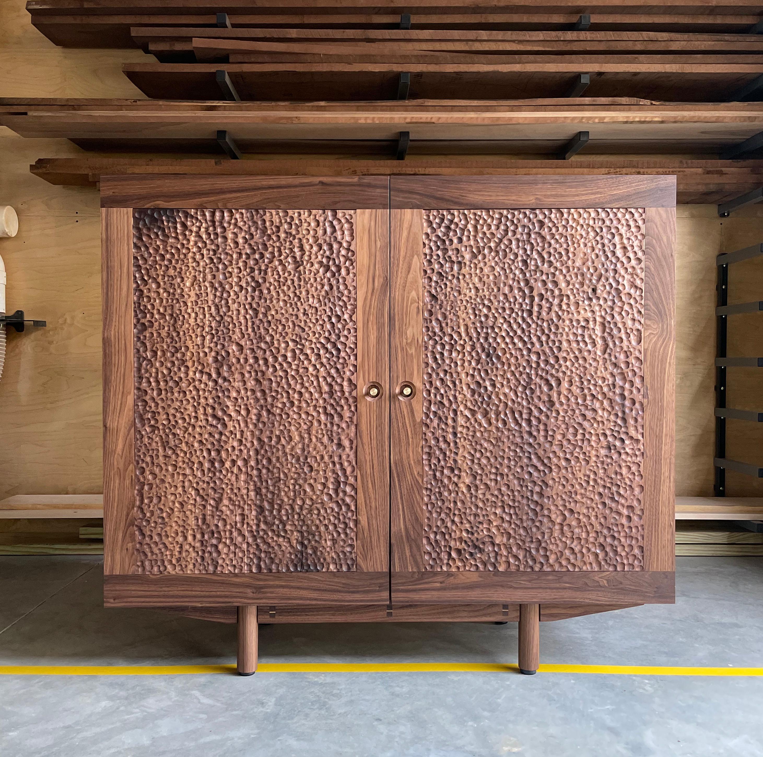 Storage Cabinet No.1 is a highly detailed and functional cabinet featuring traditional joinery that has been lost in today’s fast built, throw away furniture. Although there have been multiple made, no two are the same and are unique in their own