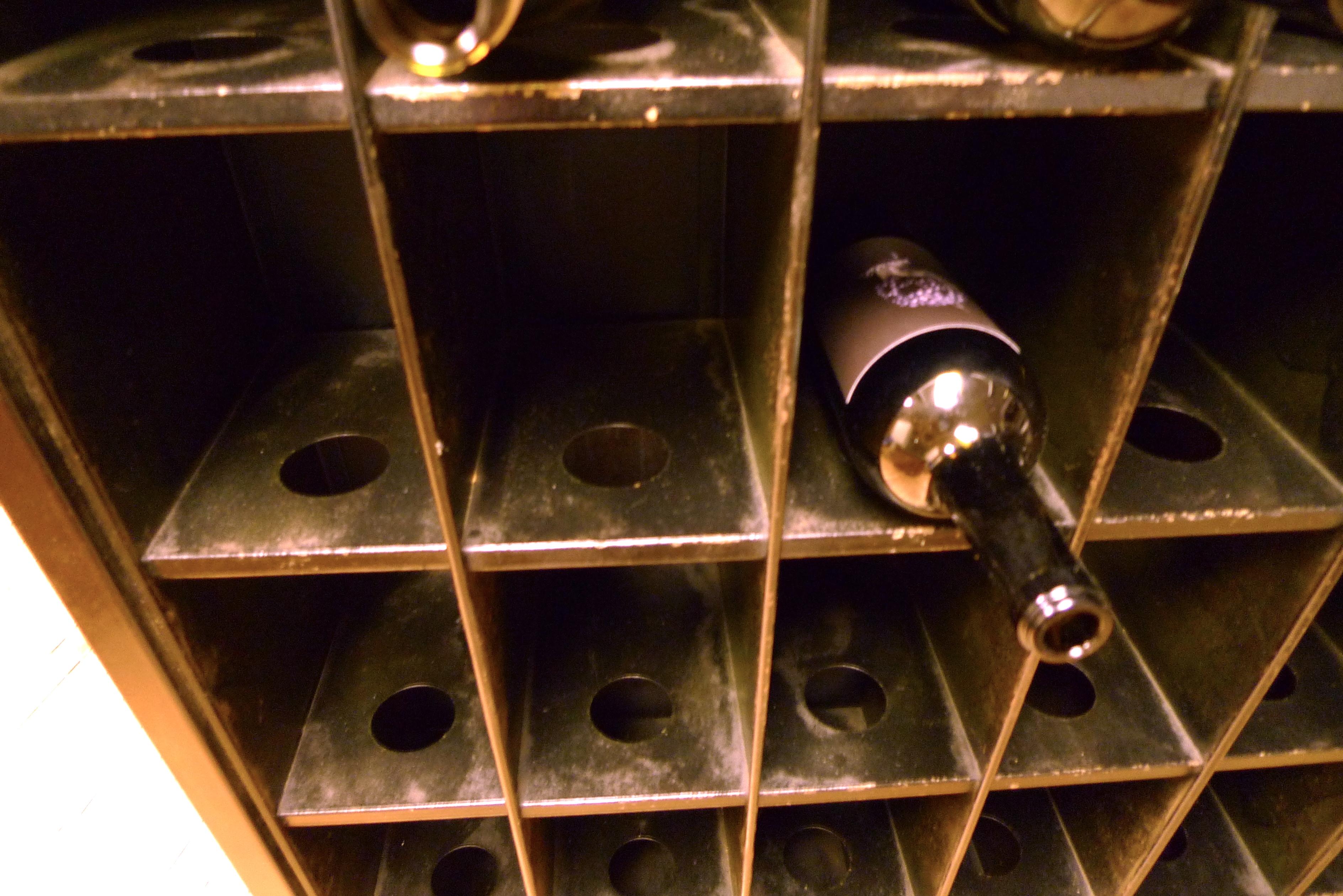 Storage Cabinet of Painted Steel as Wine Rack, DVD, CD Storage, 72 Cubbies   For Sale 2