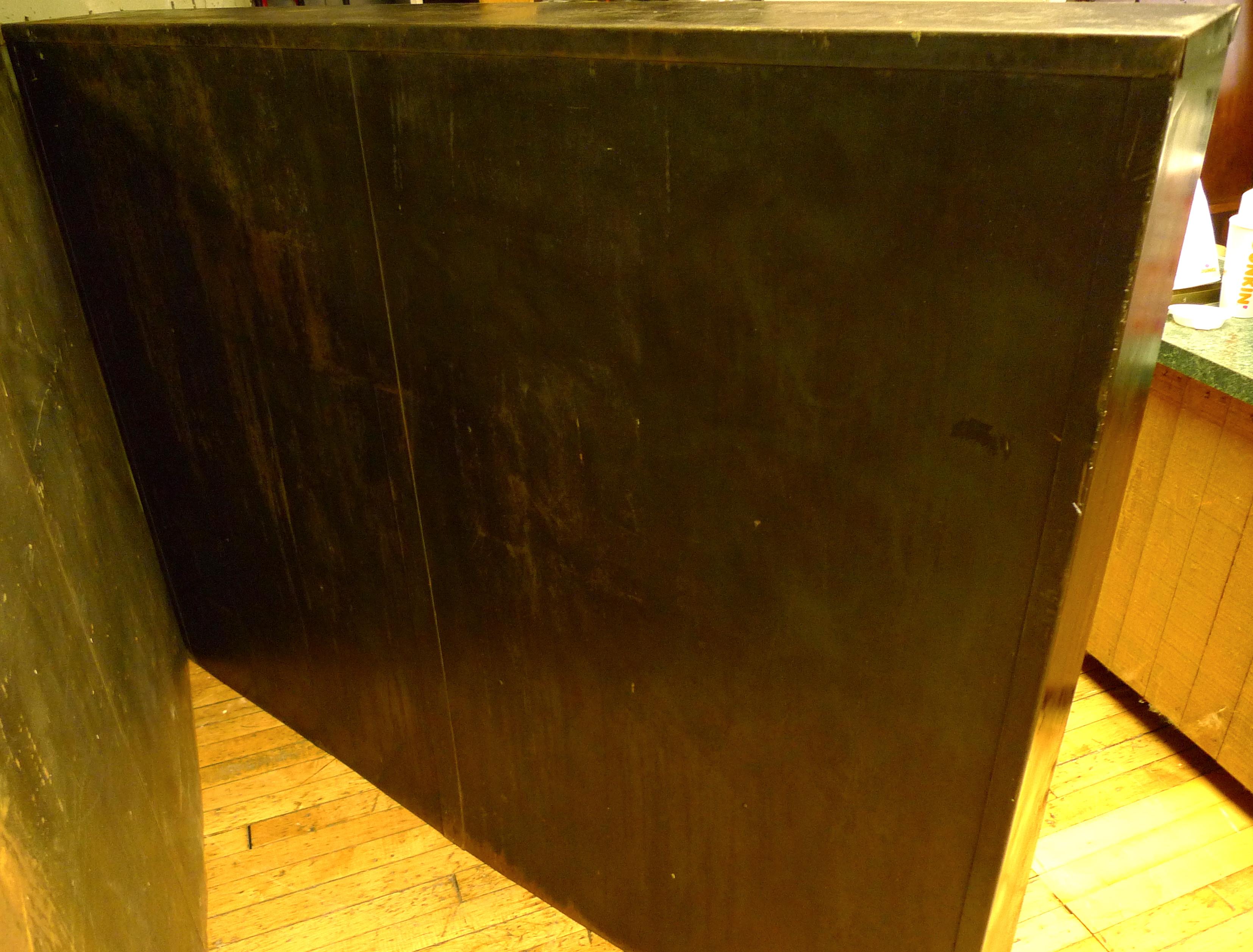 Storage Cabinet of Painted Steel as Wine Rack, DVD, CD Storage, 72 Cubbies For Sale 3