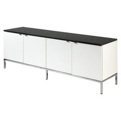 Knoll - Storage Cabinet / Sideboard, Black Marble Top, xxth