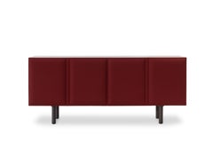 Storage cabinet / Sideboard Magis Tacito - 4 doors - Bordeaux / Light Green