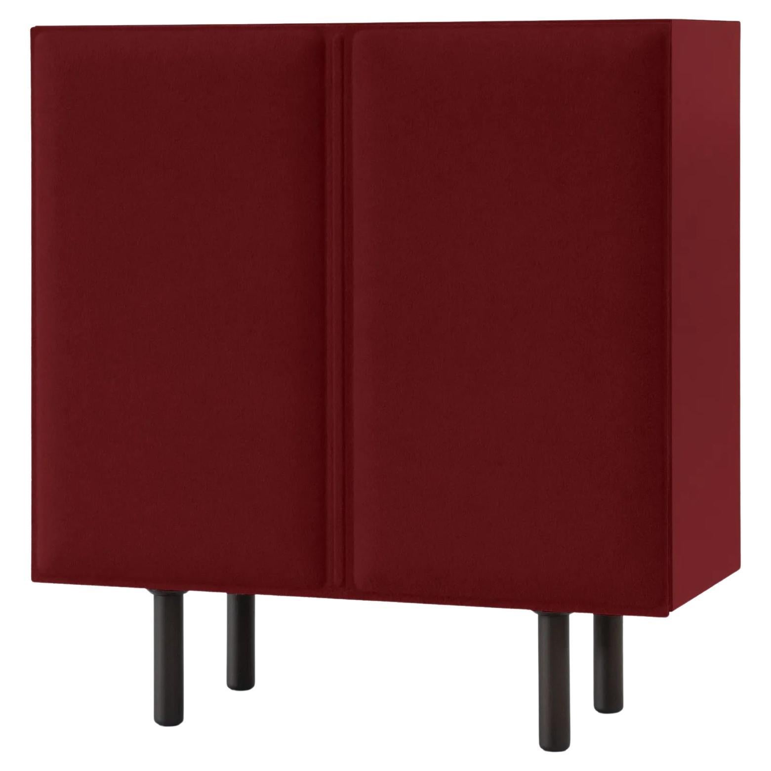 Storage cabinet / Sideboard Magis Tacito - Bordeaux / Light green For Sale
