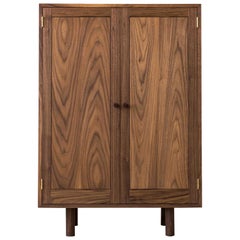 Storage Cupboard One by Campagna, Contemporary Wooden Cabinet with Shelves