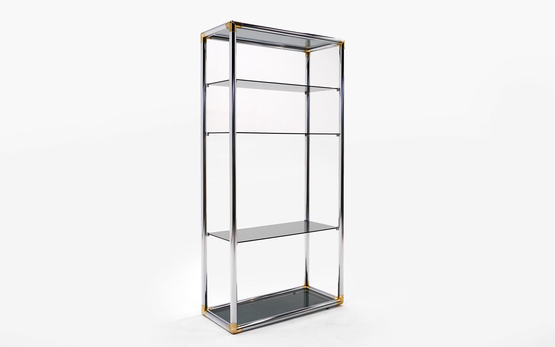 glass etagere display