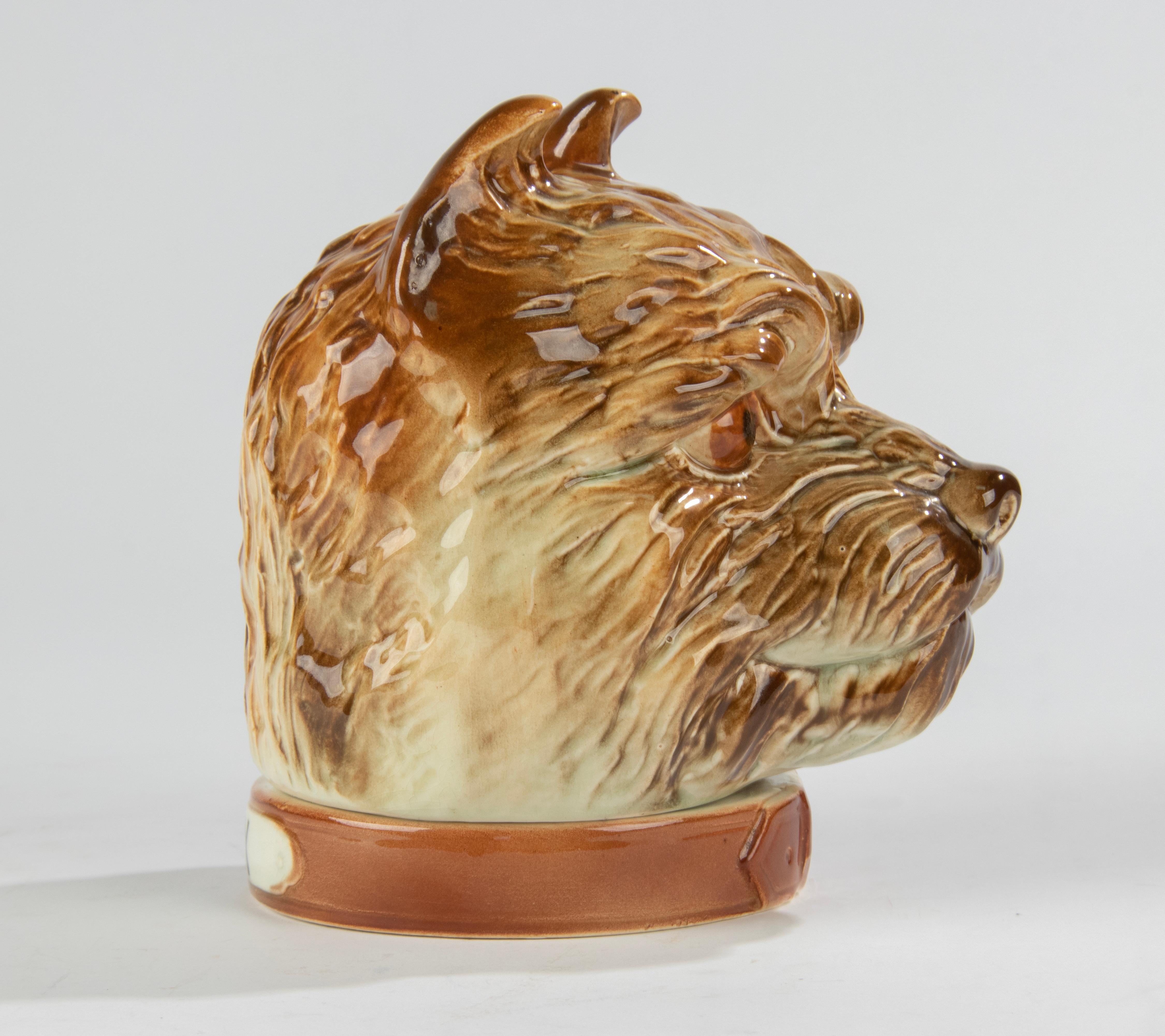 Storage jar Ceramic Fox Terrier Dog 7