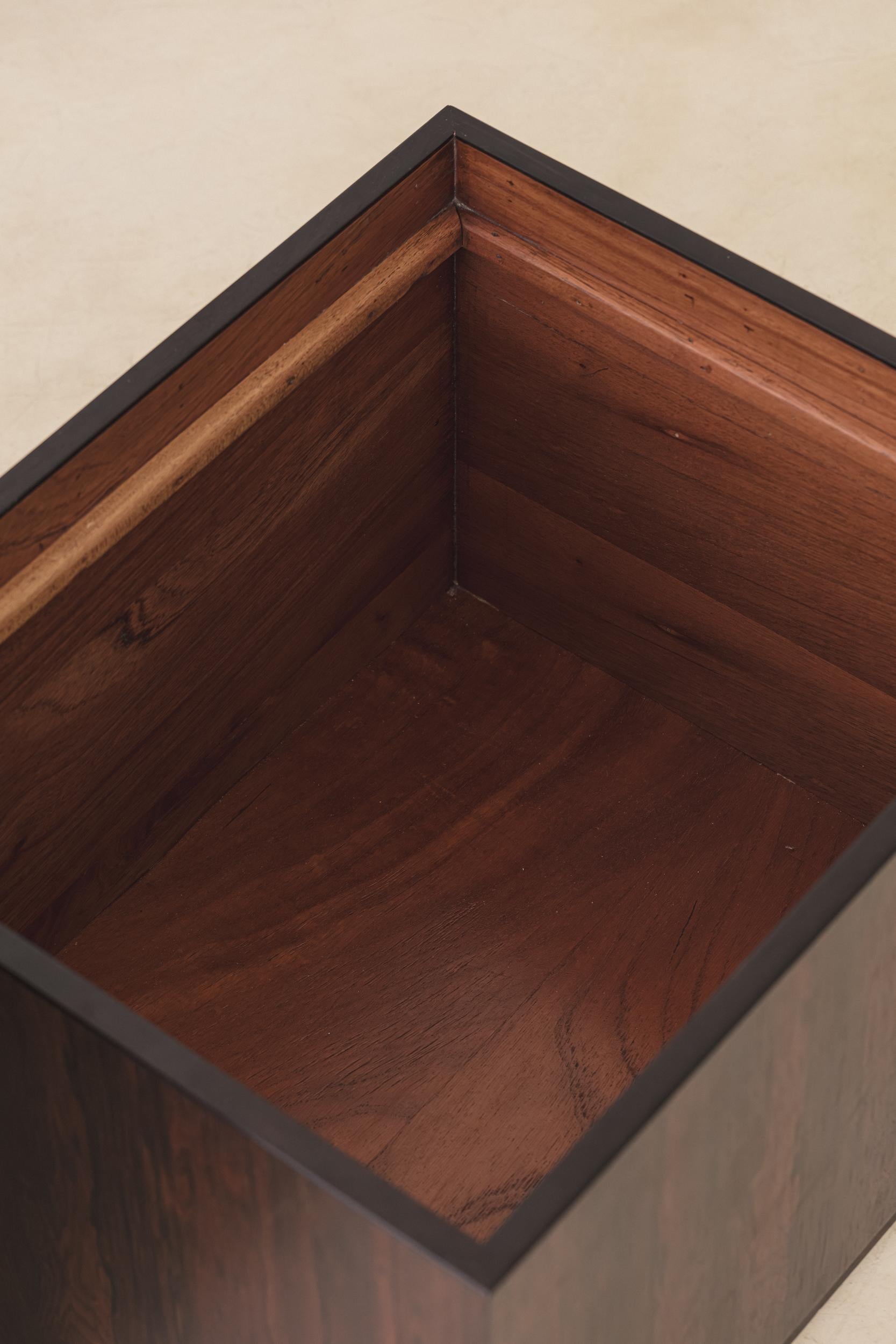 Storage Ottoman, Celina Decorações, 1960s, Brazilian Midcentury For Sale 5
