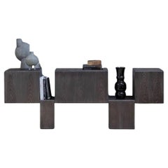 Storage Unit Mogg FRACTAL - Stained ash wood