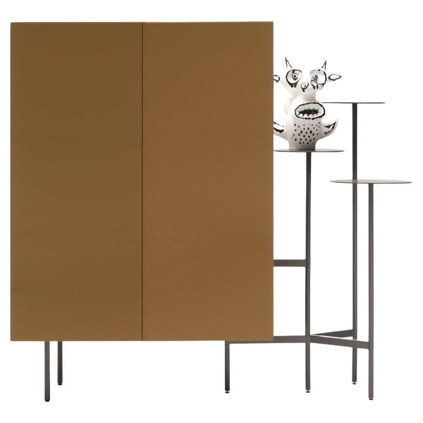 Storage unit Mogg Ikebana design Uto Balmoral - Matt lacquered and Brunito For Sale