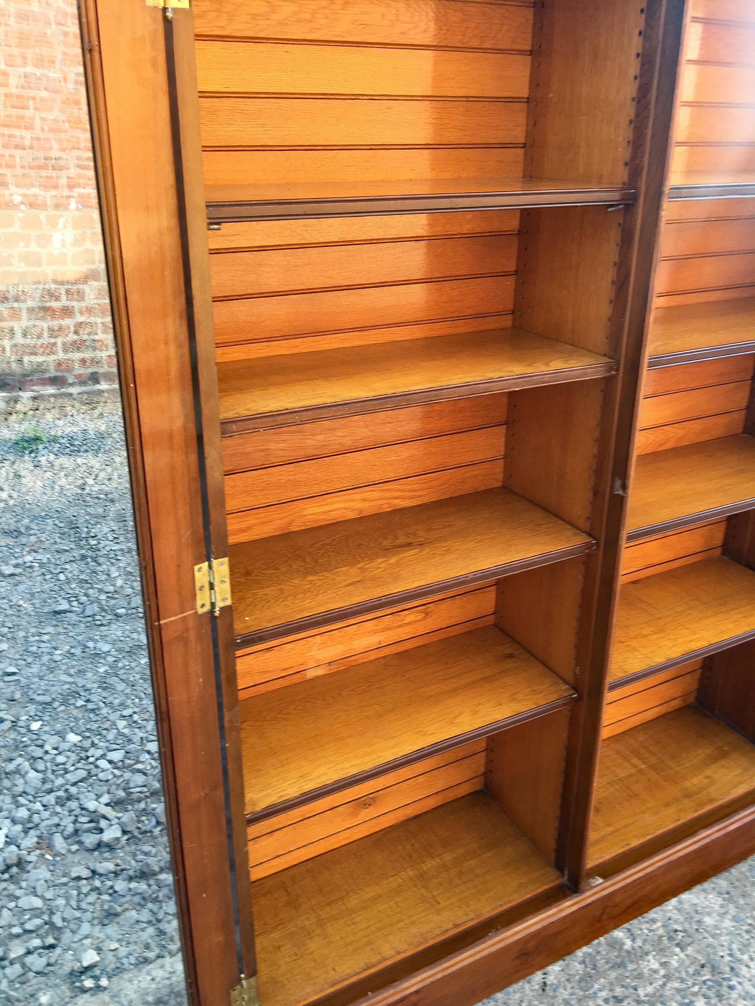 Storage Unit or Library in American Walnut, circa 1900 For Sale 8