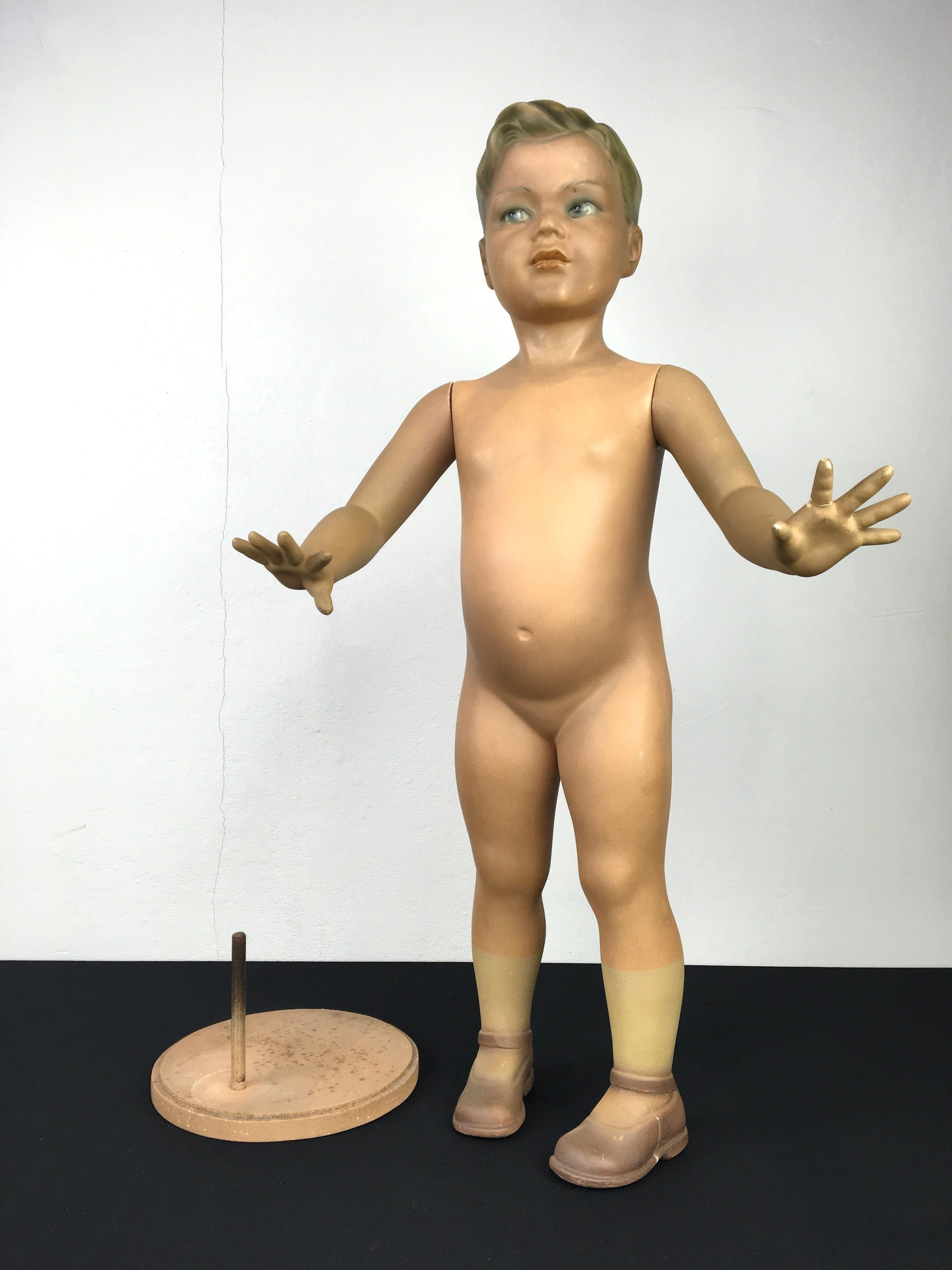 Store Display Boy Doll, Child Mannequin For Sale 5