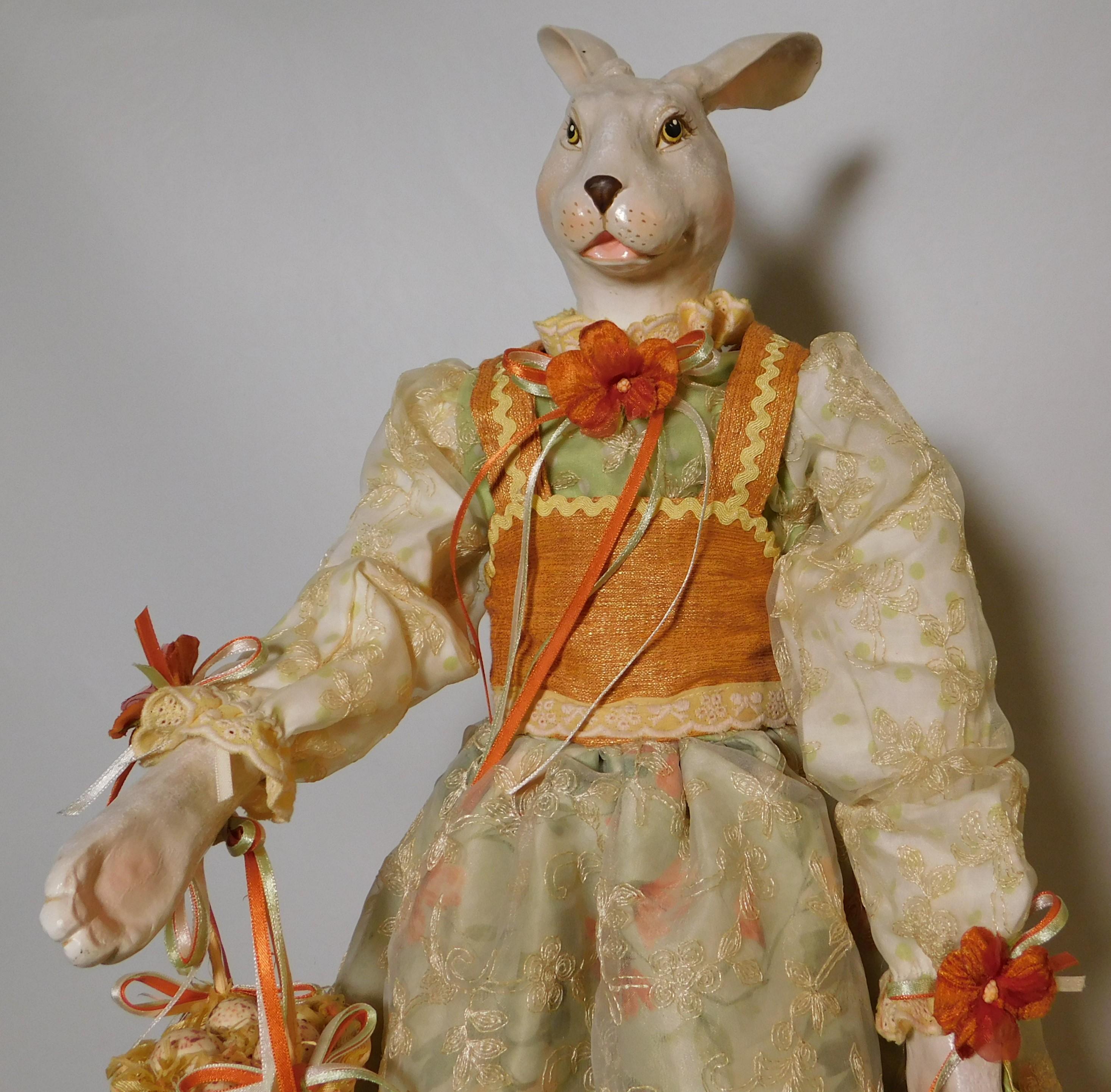 porcelain rabbit doll