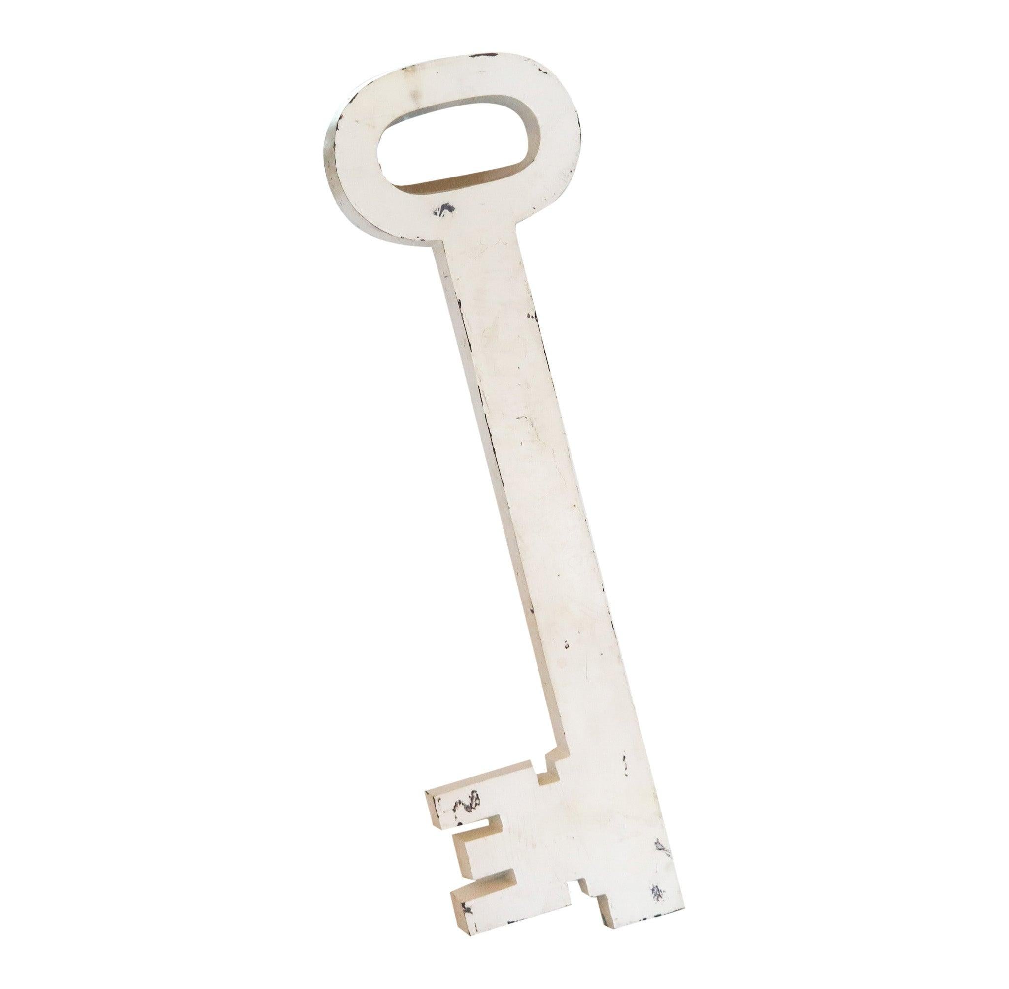 Metà XX secolo STORE KEY 1930 Pubblicità a parete di chiavi giganti di un negozio di chiavi in vendita