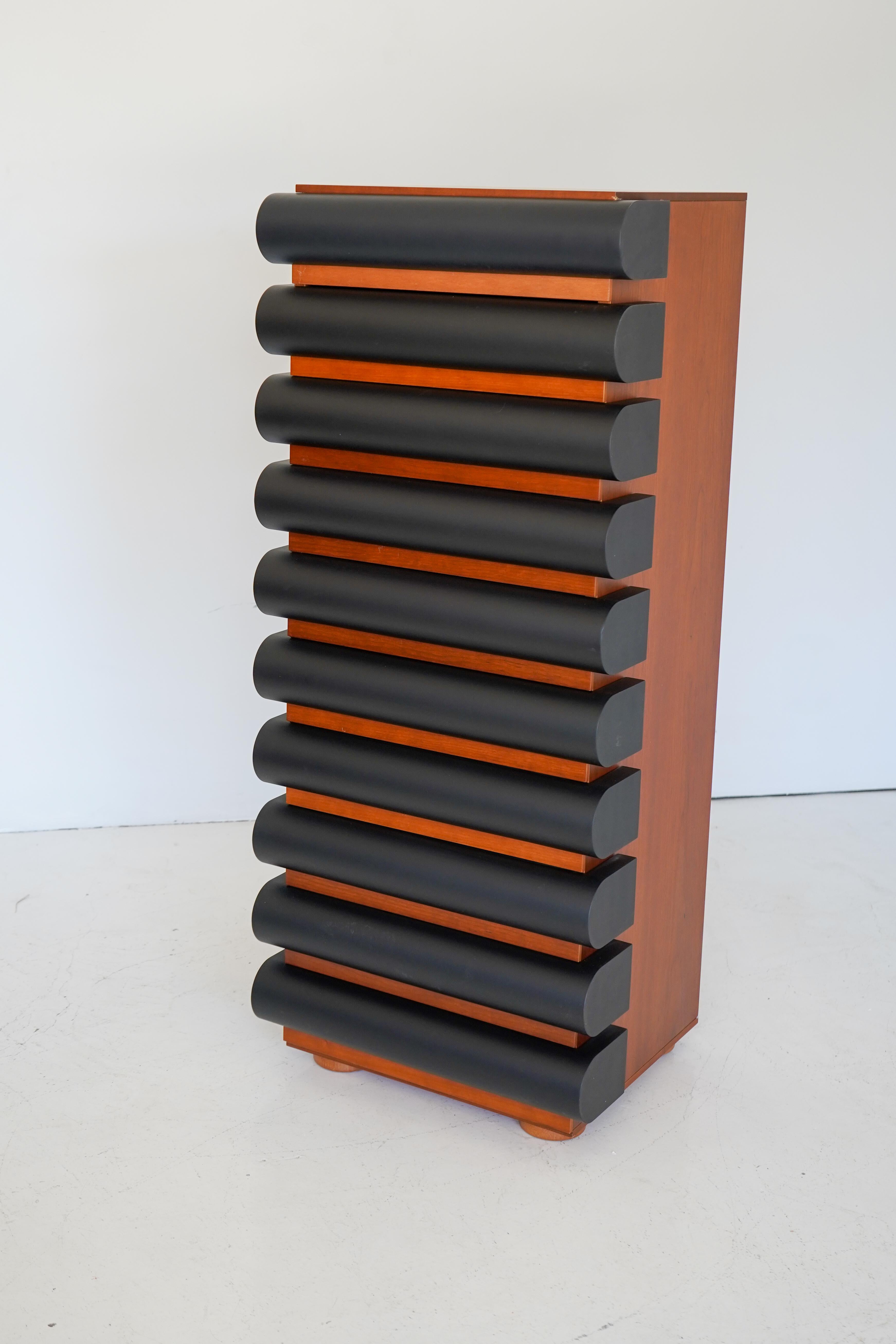 Noce Cassettiera Storet, Nanda Vigo per Acerbis, 1994 in vendita