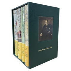 Storia, signiert von Winston S. Churchill, erste italienische Ausgaben, 4 Bände, 1956-59