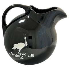 Stork Club Circa 1940's Original Water Pitcher New York Nightclub Manhattan NYC