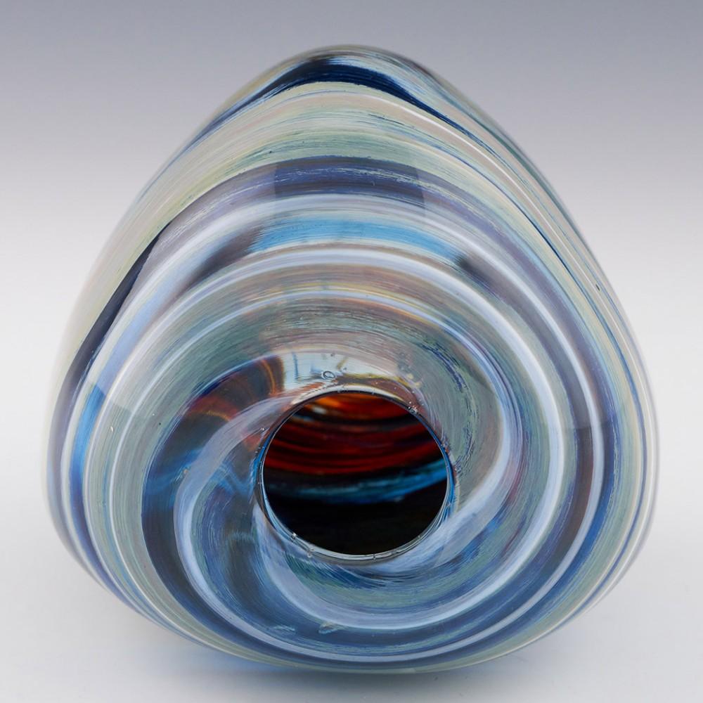 Storm Clouds a Studio Glass Vase by Siddy Langley 1