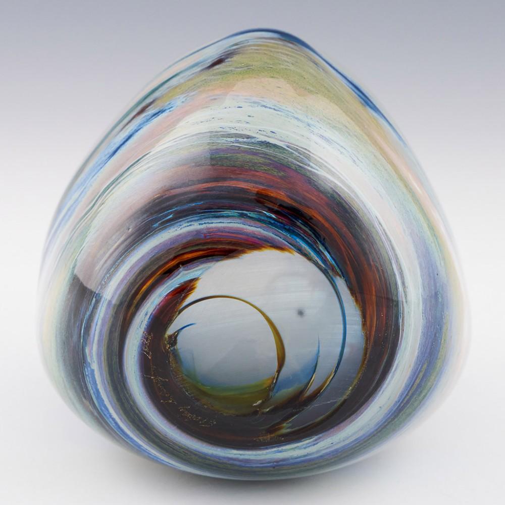 Storm Clouds a Studio Glass Vase by Siddy Langley 2