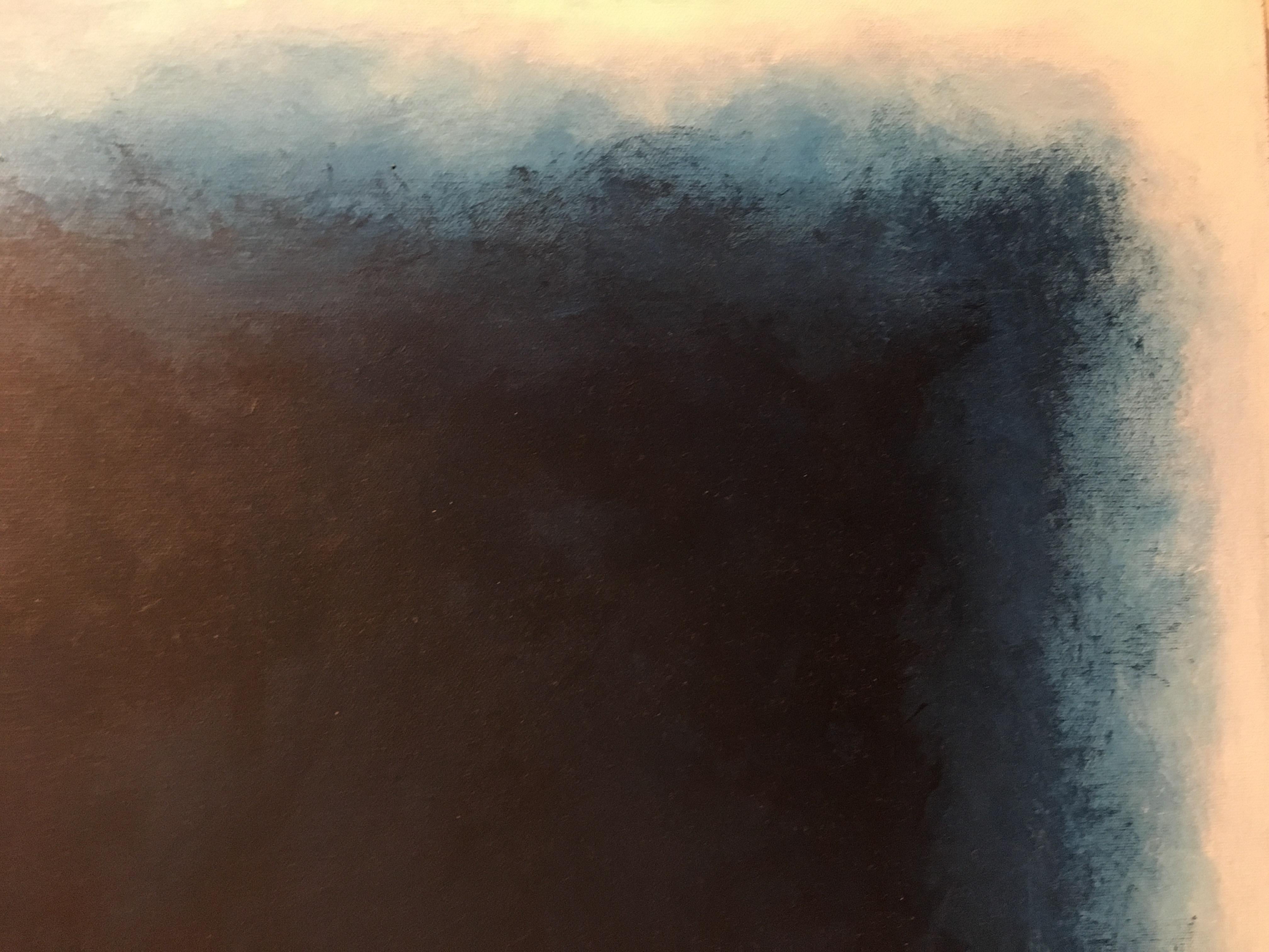 Mid-Century Modern Storm, Contemporary Color Field Abstract by Benjamin Casiano