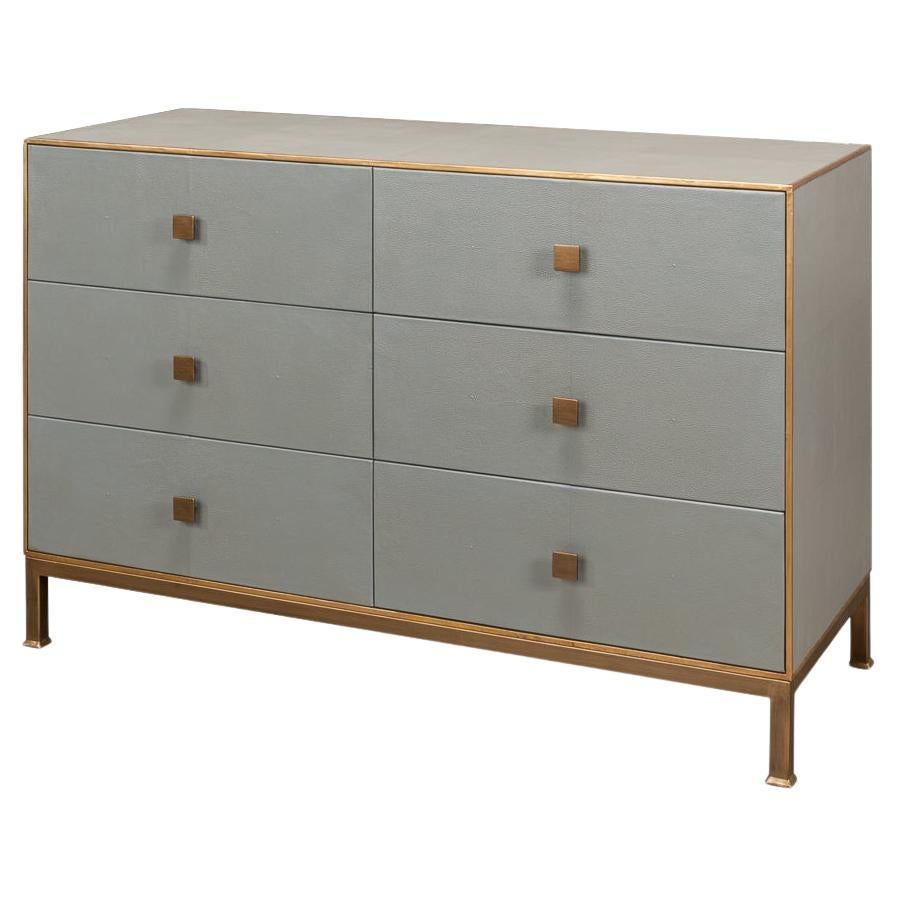 Storm Gray Modern Dresser