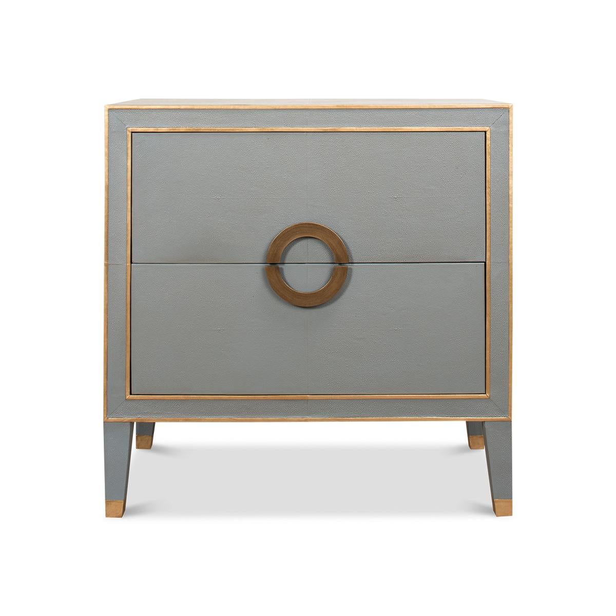 Storm Gray Modern Nightstand For Sale 3