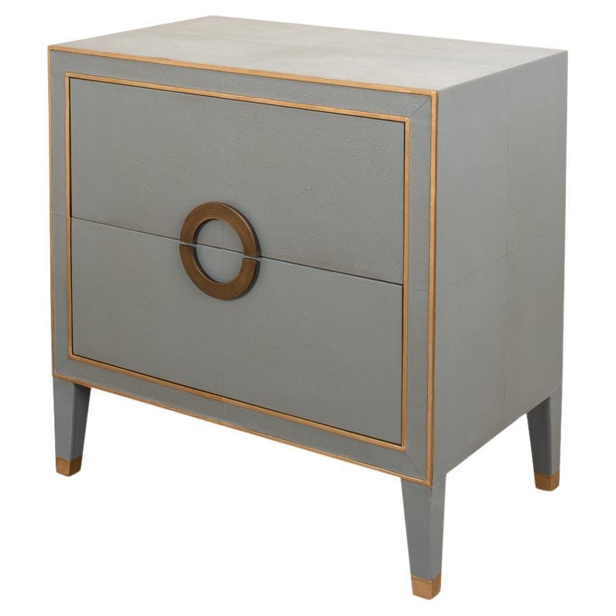 Storm Gray Modern Nightstand For Sale