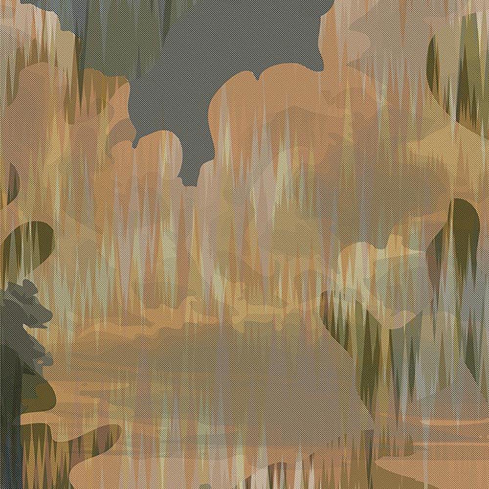 Herbst Sturm von Steinen und Schatten, Wandteppich von Magnus Gjoen (Papier) im Angebot