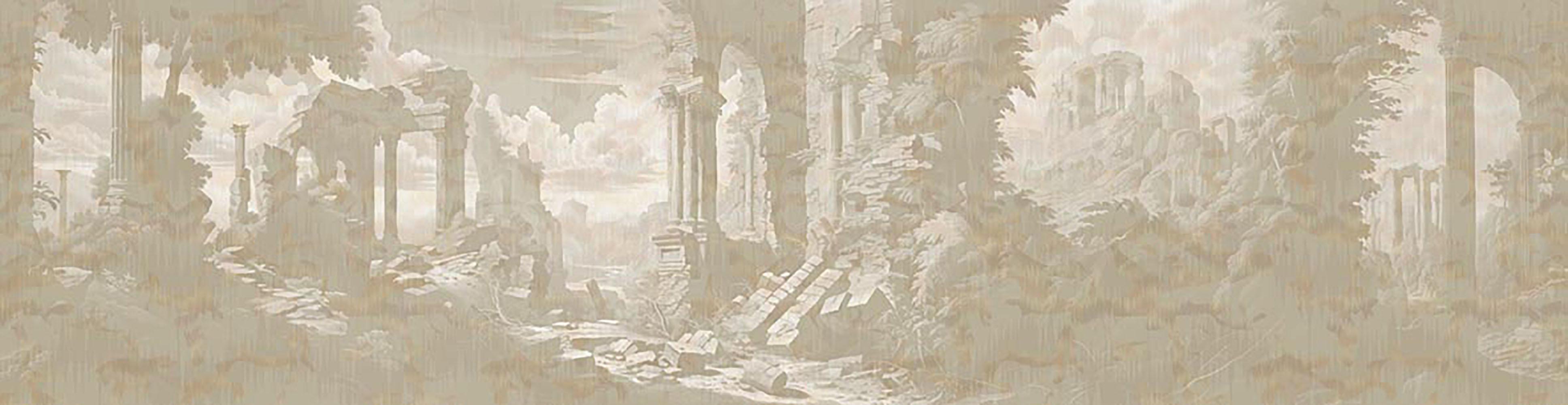 Storm of Stones and Shadows Tortora Edition, Wandteppich von Magnus Gjoen (21. Jahrhundert und zeitgenössisch) im Angebot
