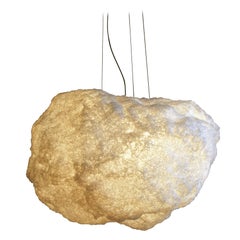 Storm Pendant Light in White Polycarbonate by Johannes Hemann