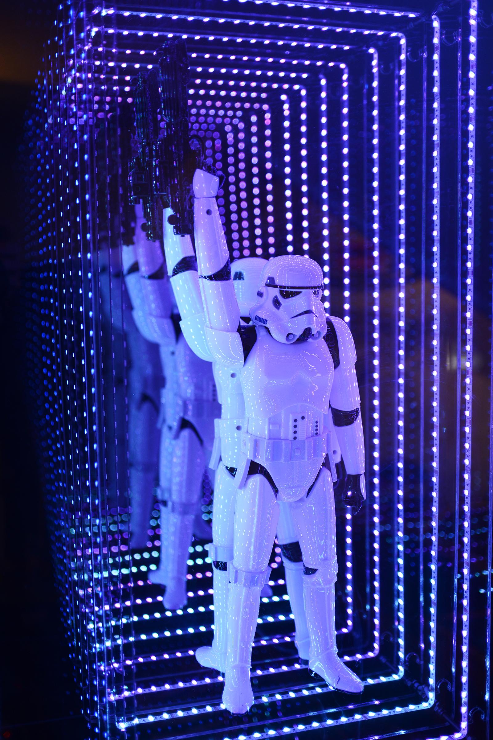 Hand-Crafted Stormtrooper Medium Mirror Wall Decoration For Sale