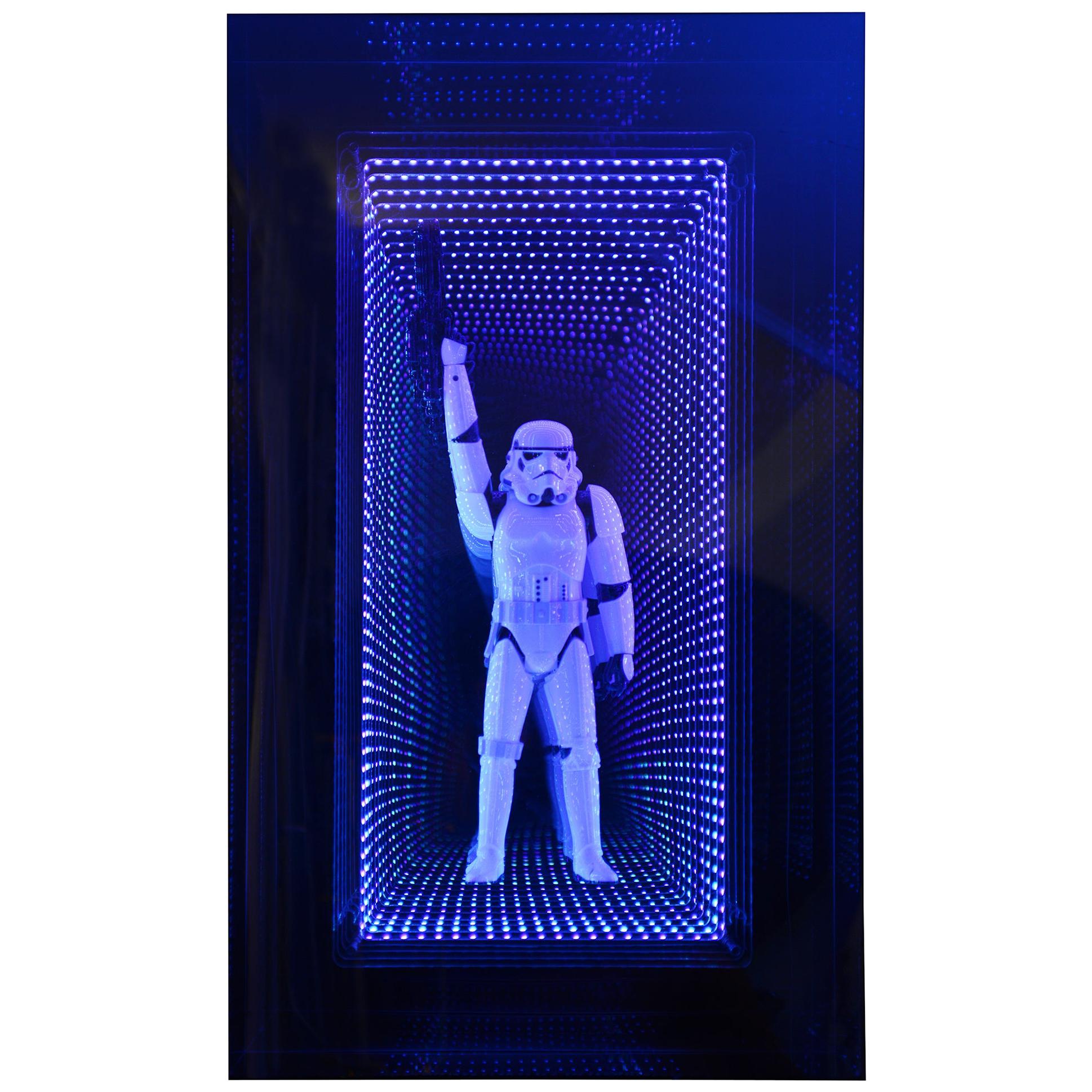 M16 LED Light Mirror Wall Decoration For Sale at 1stDibs
