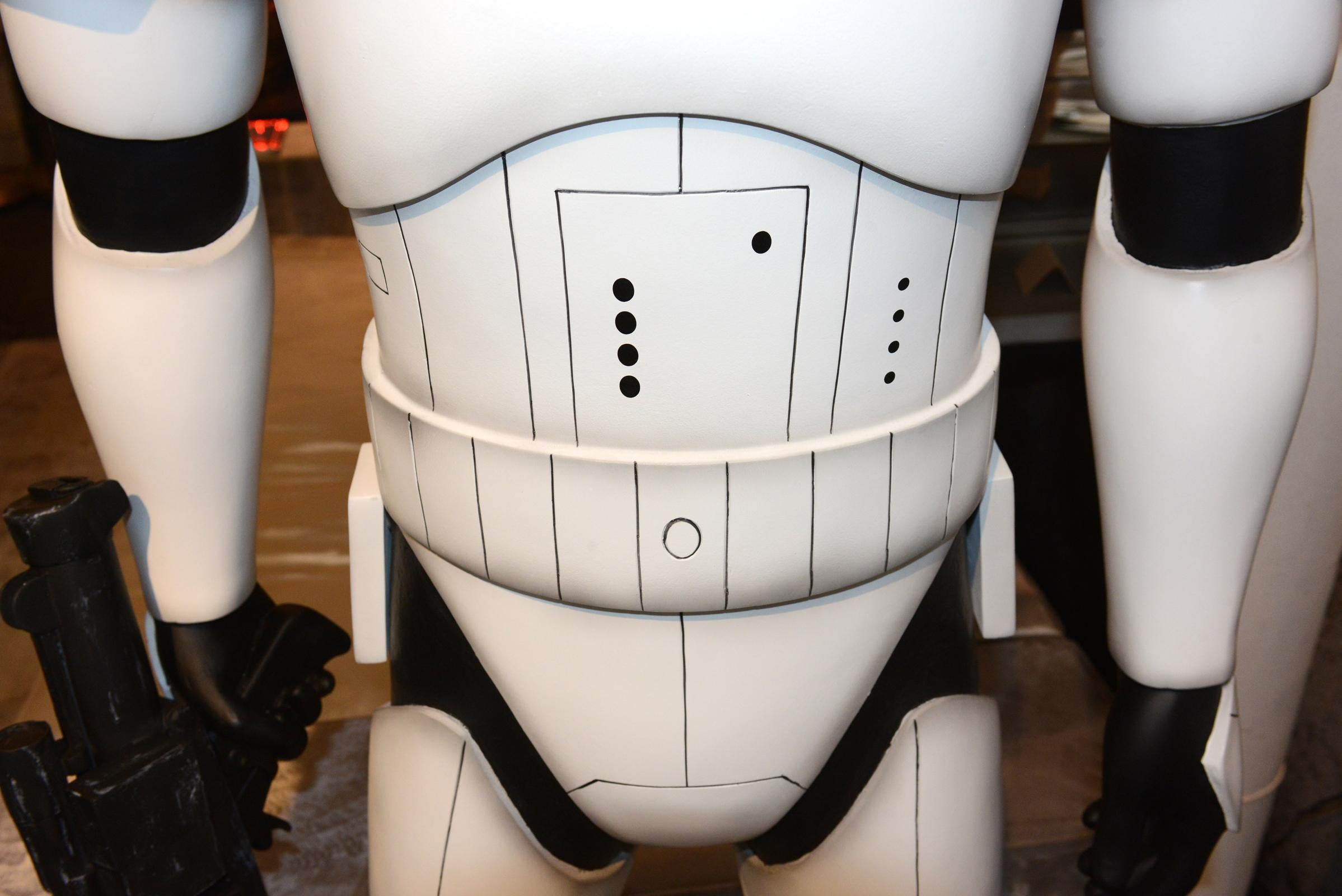 Contemporary Stormtrooper Straight Arm Life-Size Star Wars Licensed Figure Limited Edition For Sale