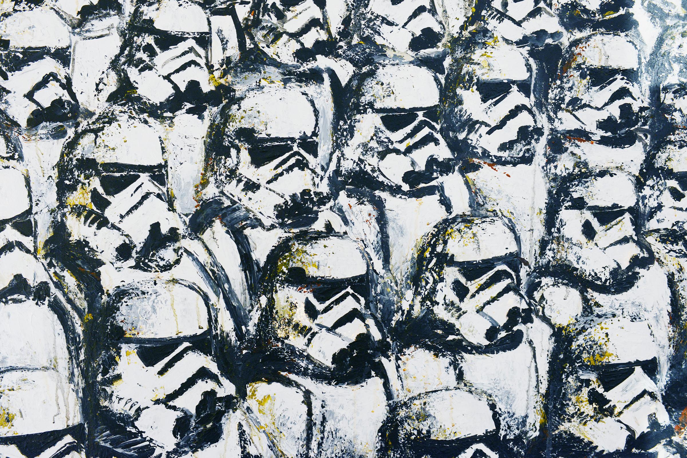 painting stormtroopers