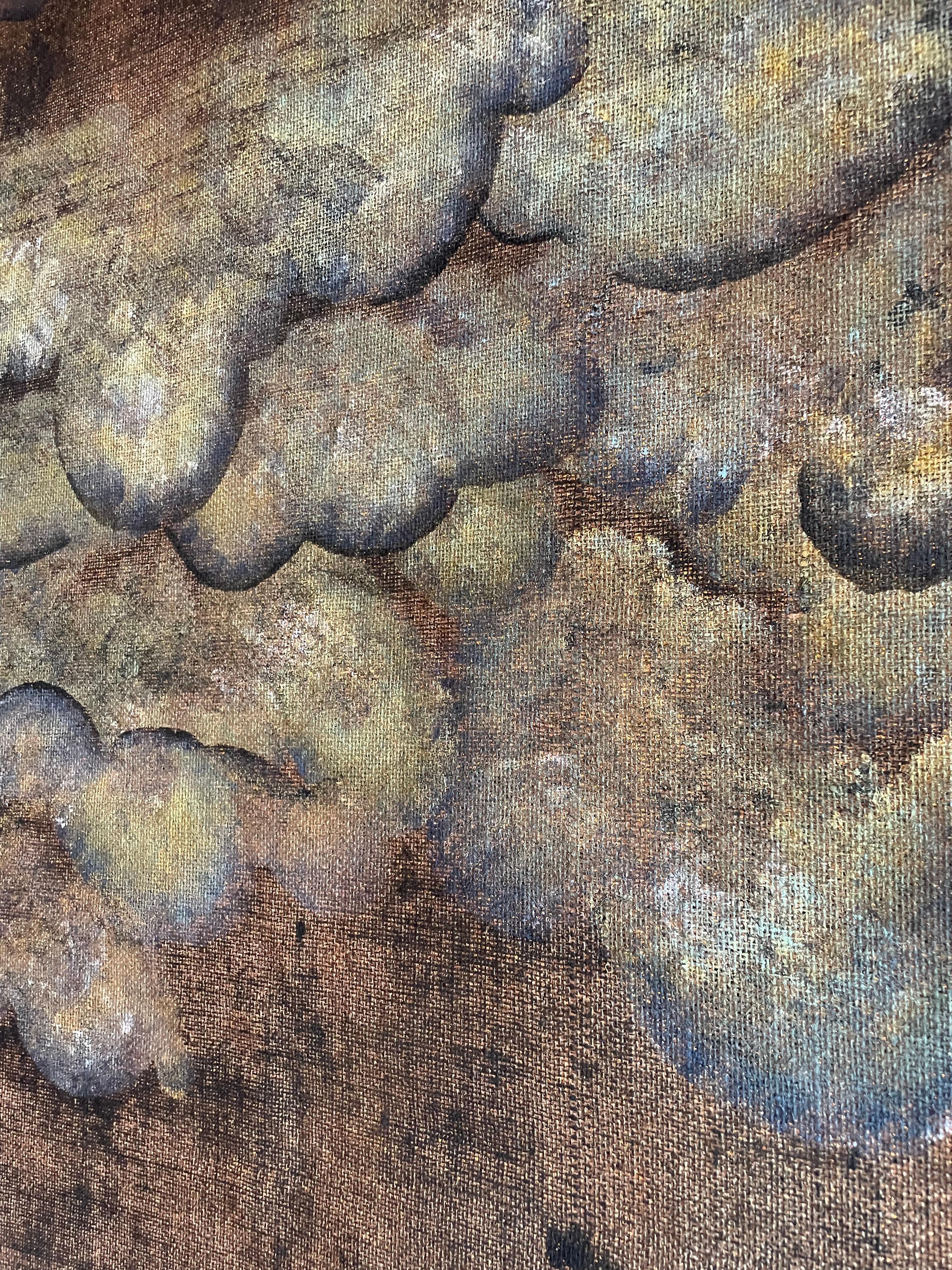 Stürmischer Tag (Handbemalt) im Angebot