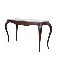 Stormy Marble Console Table